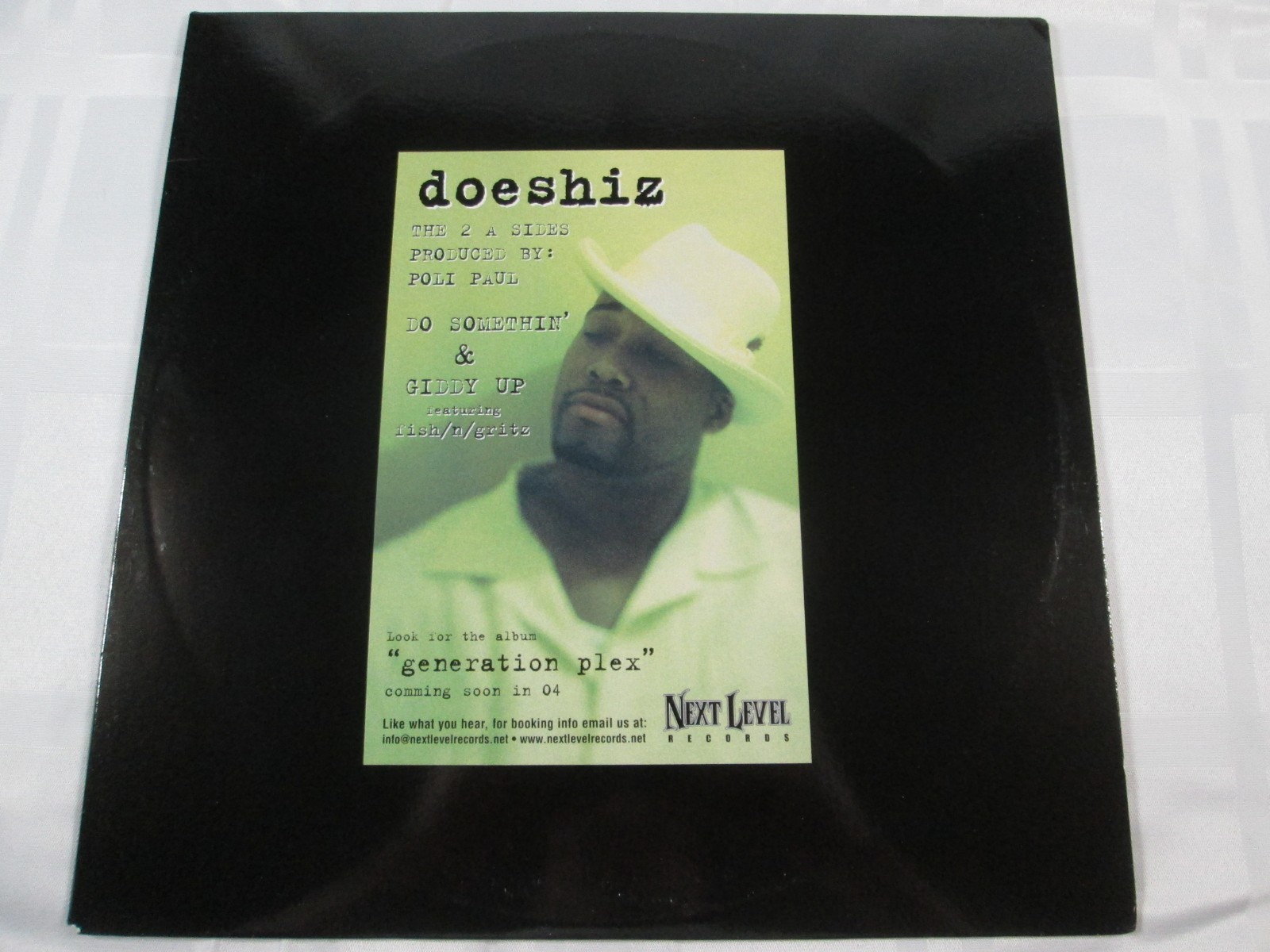 Macka Doeshiz Of Bad Weathers -Giddy Up/Do Somethin’ 12″ RARE PHILLY GANGSTA RAP
