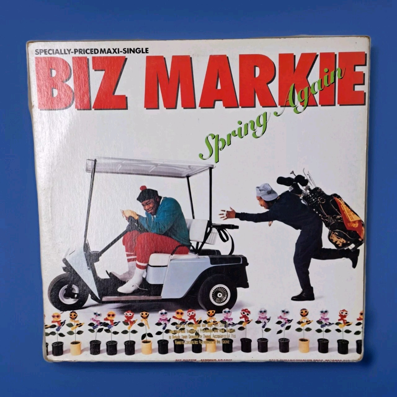 Vinyl Record Biz Markie – Spring Again 1989 Cold Chilling VG+ Hip-Hop