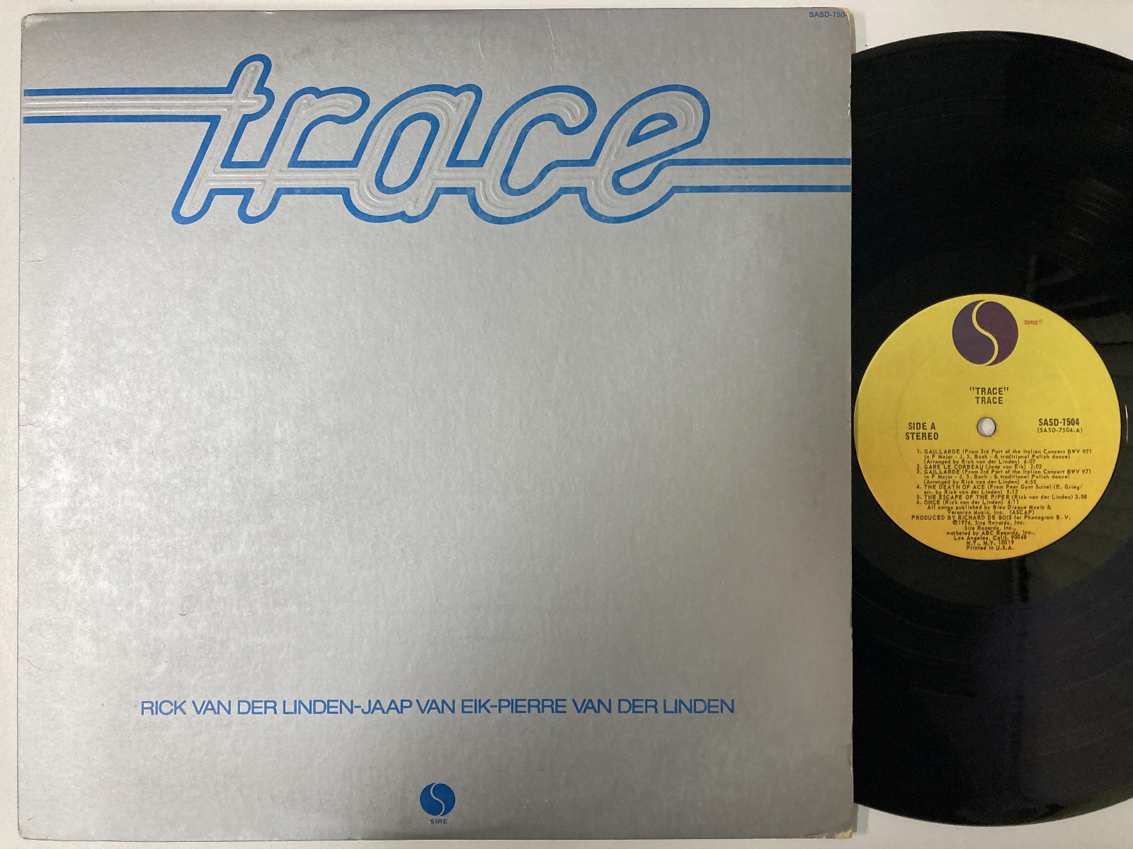TRACE – S/T LP (US Pressing on SIRE, Debut Album, Prog)