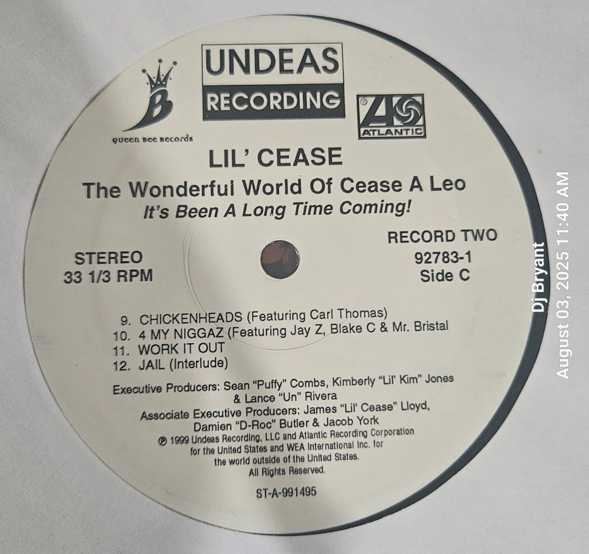 Lil’ Cease – The Wonderful World of Cease a Leo by Lil’ Cease a Leo (2 LP) 1999