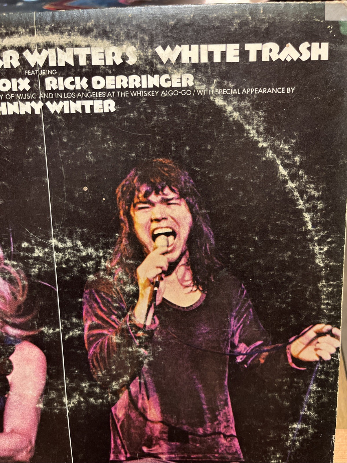 Edgar Winter White Trash Roadwork 2LP Rick Derringer Johnny Winter Live Vg++