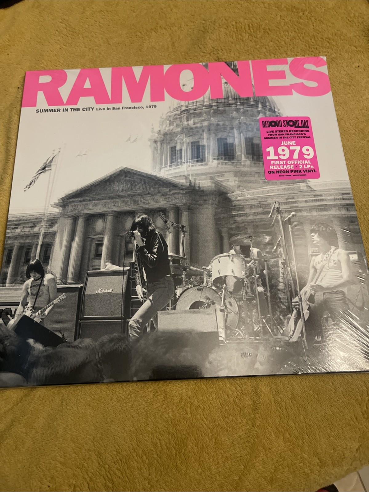 Ramones Neon Pink Vinyl LP Limited Edition Record Store Day