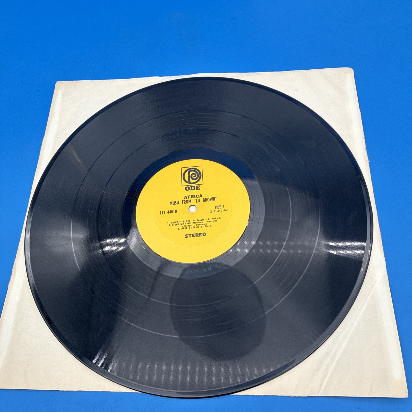 MUSIC FROM ‘LIL BROWN Africa 1970 Rare ODE Records Not For Resale Columbia