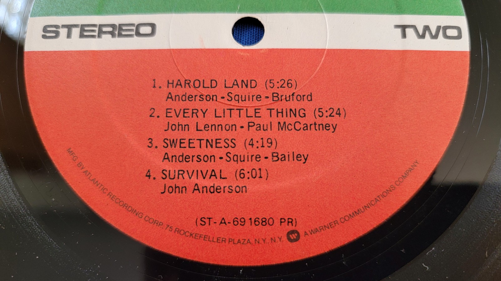 YES (SELF-TITLED) (1969 Vinyl)