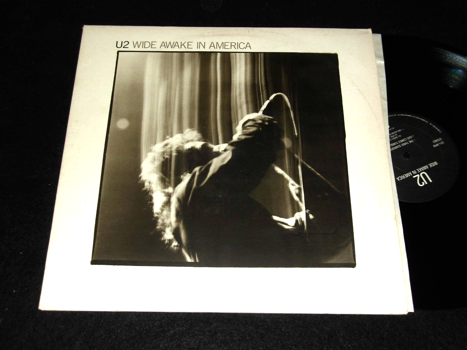 U2 WIDE AWAKE IN AMERICA 12 INCH Mini LP / EP ISLAND US 1985 Bad A SORT Homecmng