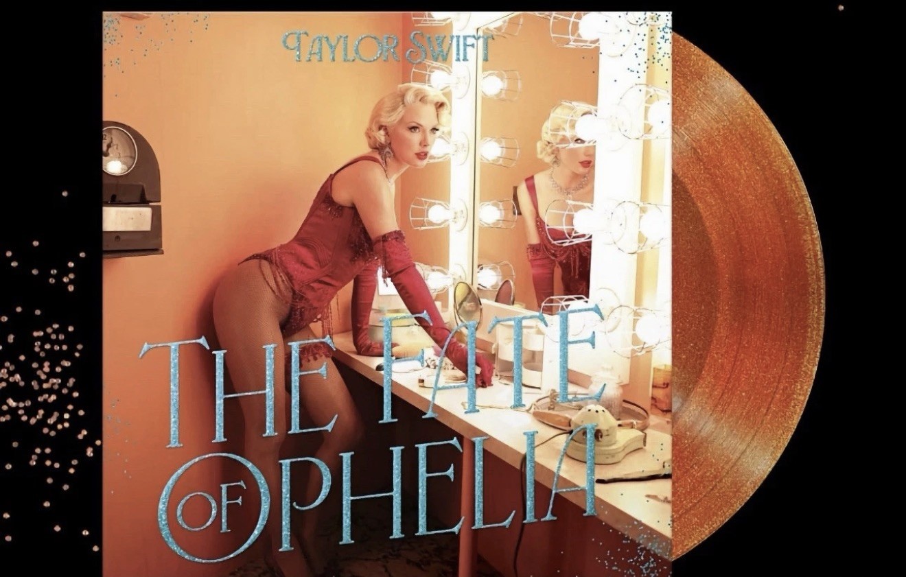 TAYLOR SWIFT – THE FATE OF OPHELIA – Orange with Glitter 7″ vinyl Brand New MINT