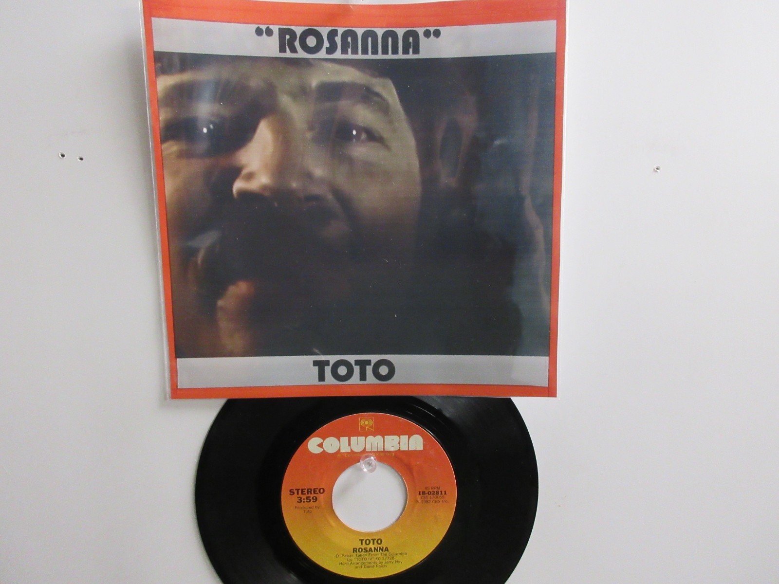 💥 ‘ TOTO ‘ HIT 45 + PICTURE [ ROSANNA ] 1982 !💥