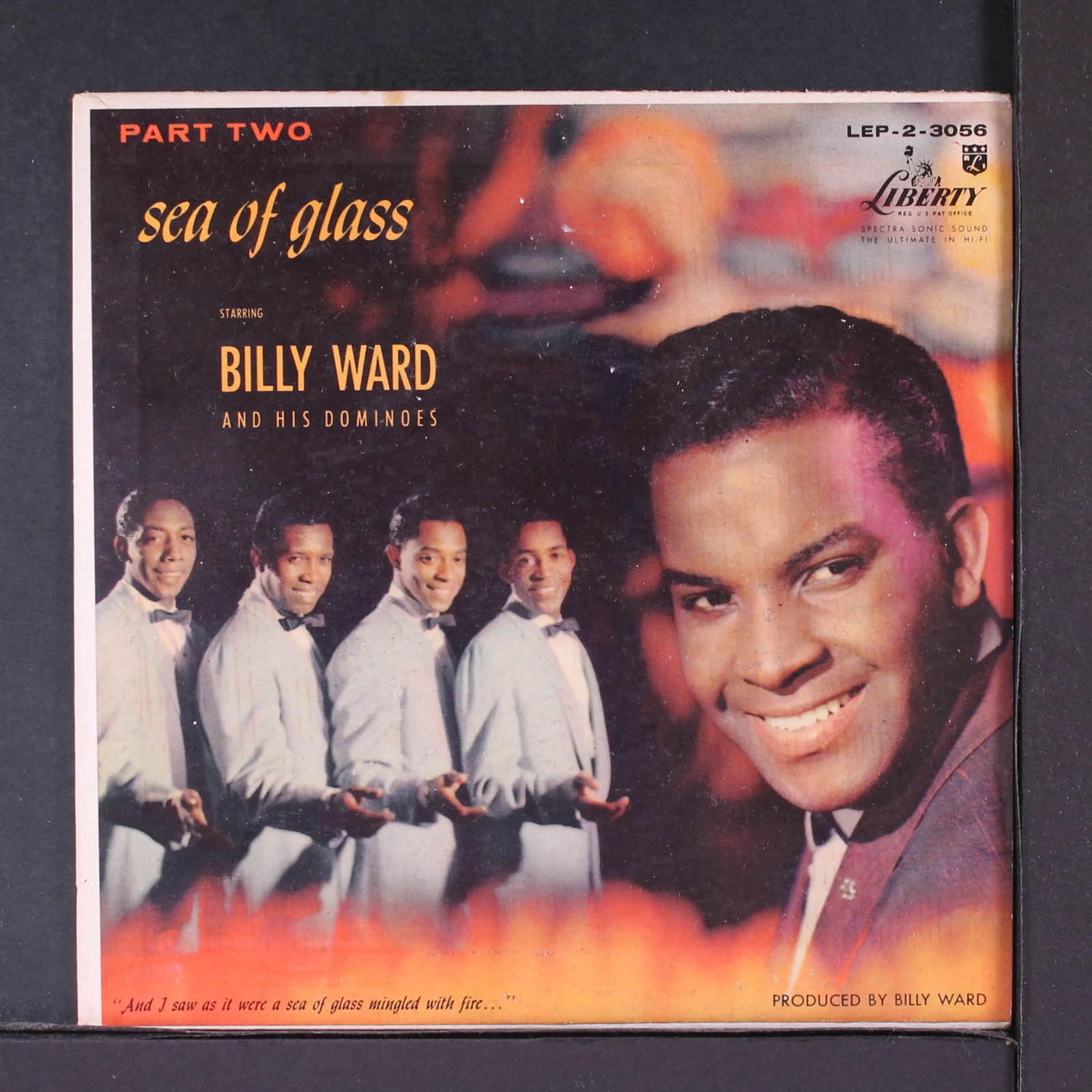 BILLY WARD & DOMINOES: sea of glass pt. 2 LIBERTY 7″ EP 45 RPM