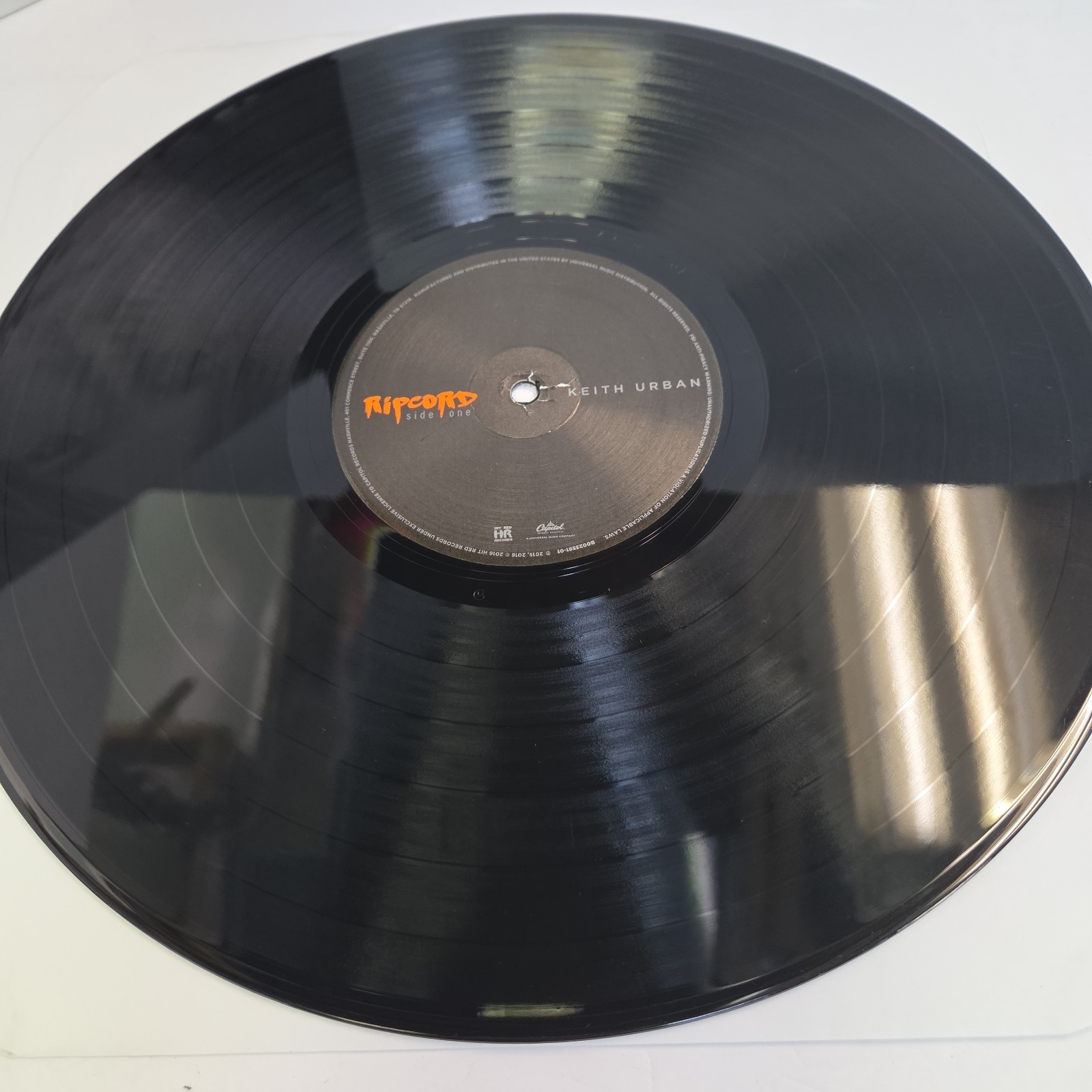 Keith Urban Ripcord (Record, 2016) 12″ Vinyl LP Capital Records 2016