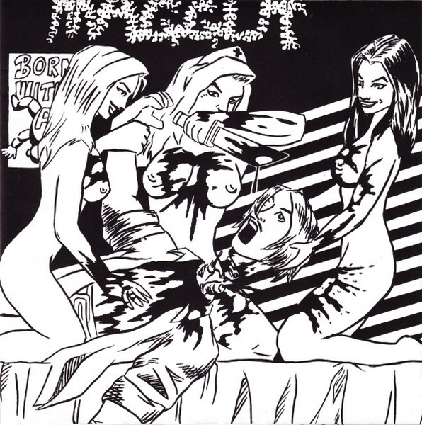 MAGGUT / INTUMESCENCE Split 7″ Gore Grind GUT ROMPEPROP black vinyl 2003