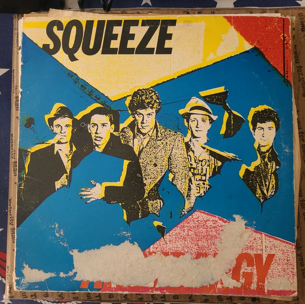 SQUEEZE Argybargy VINTAGE 1980 Promo LP KVHS RADIO OWNED Good Used DJ ONLY