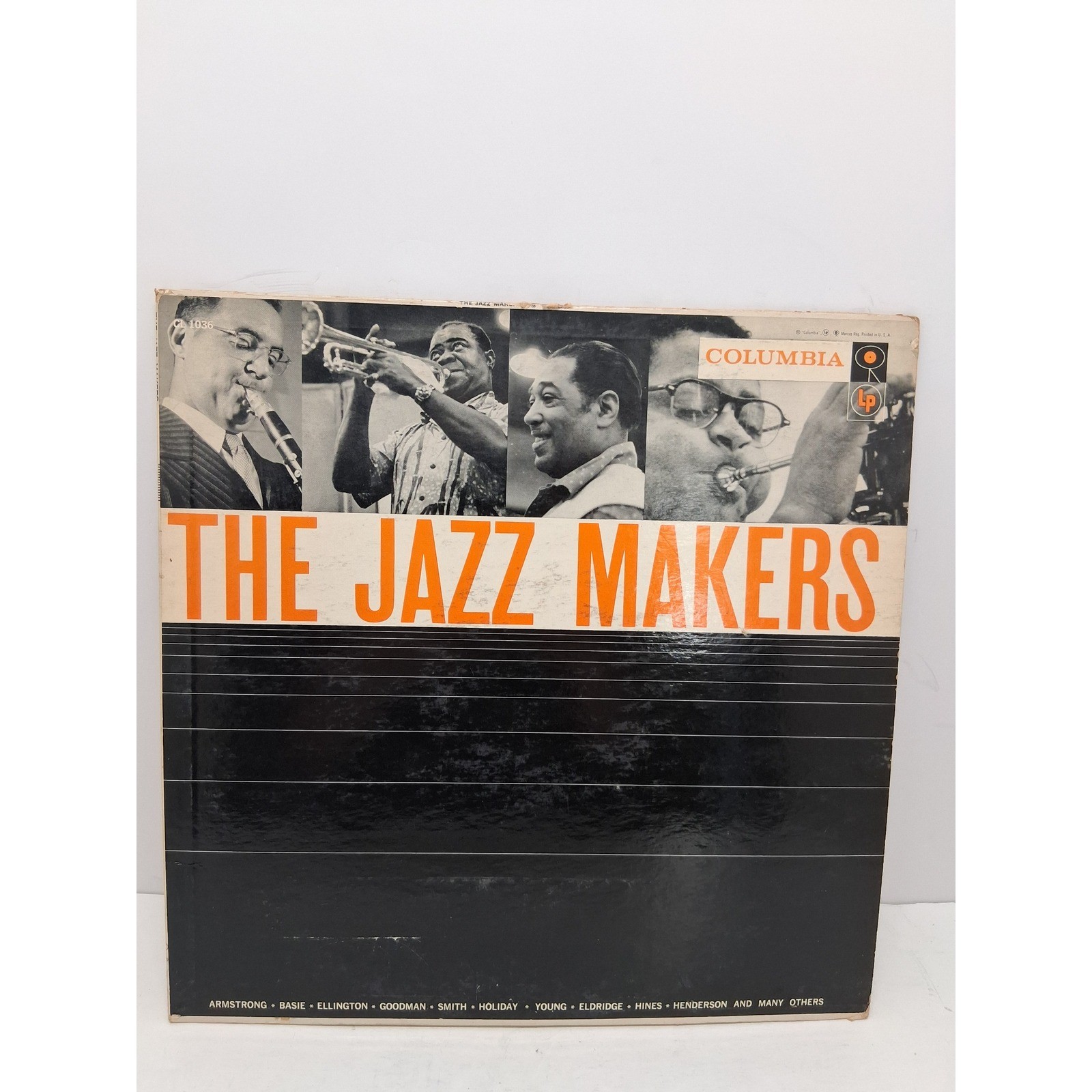 The Jazz Makers Columbia CL 1036 Vinyl LP Armstrong Basie Ellington Holiday Jazz