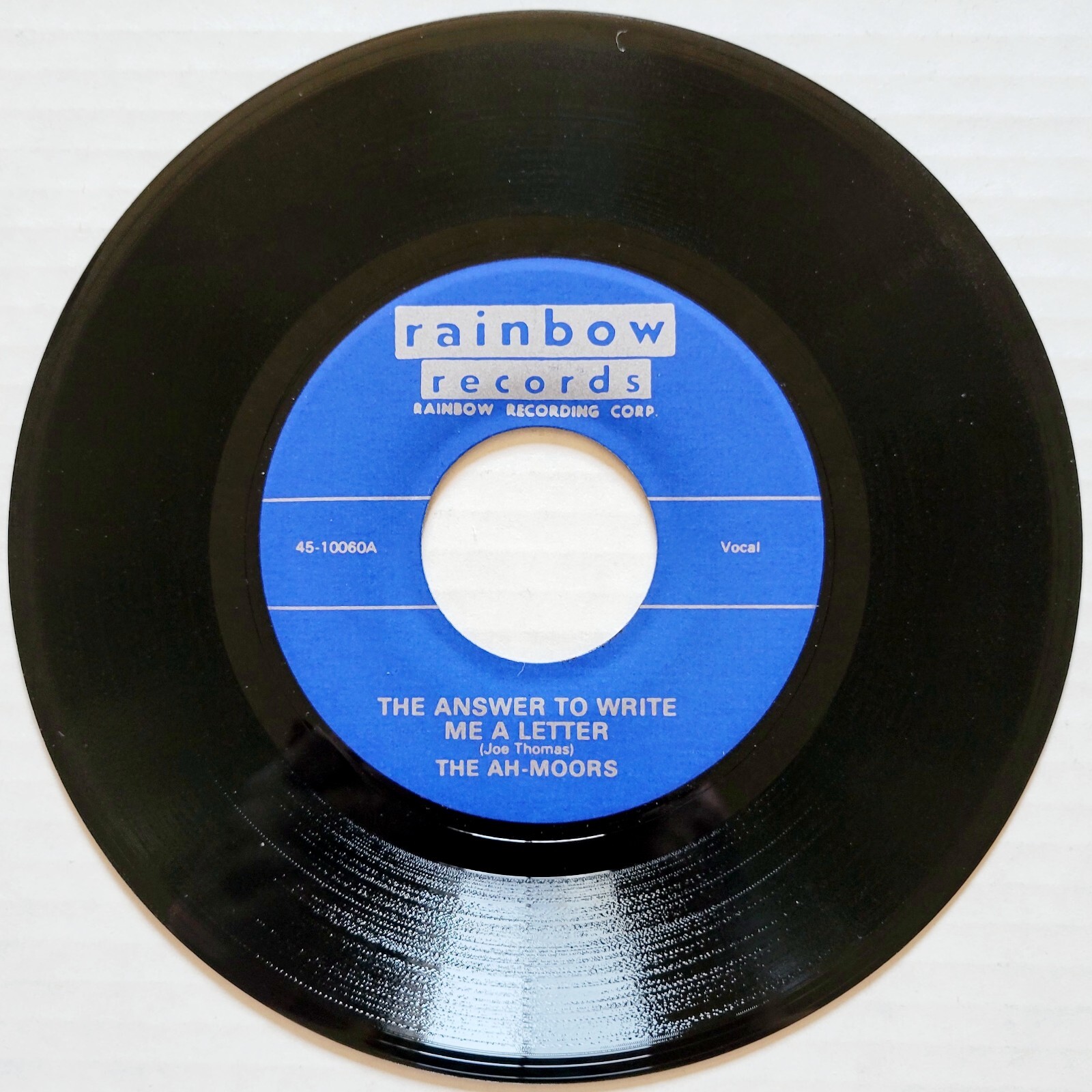 The Ah Moors – The Answer To Write Me A Letter/Honey, Honey, Honey on rainbow…