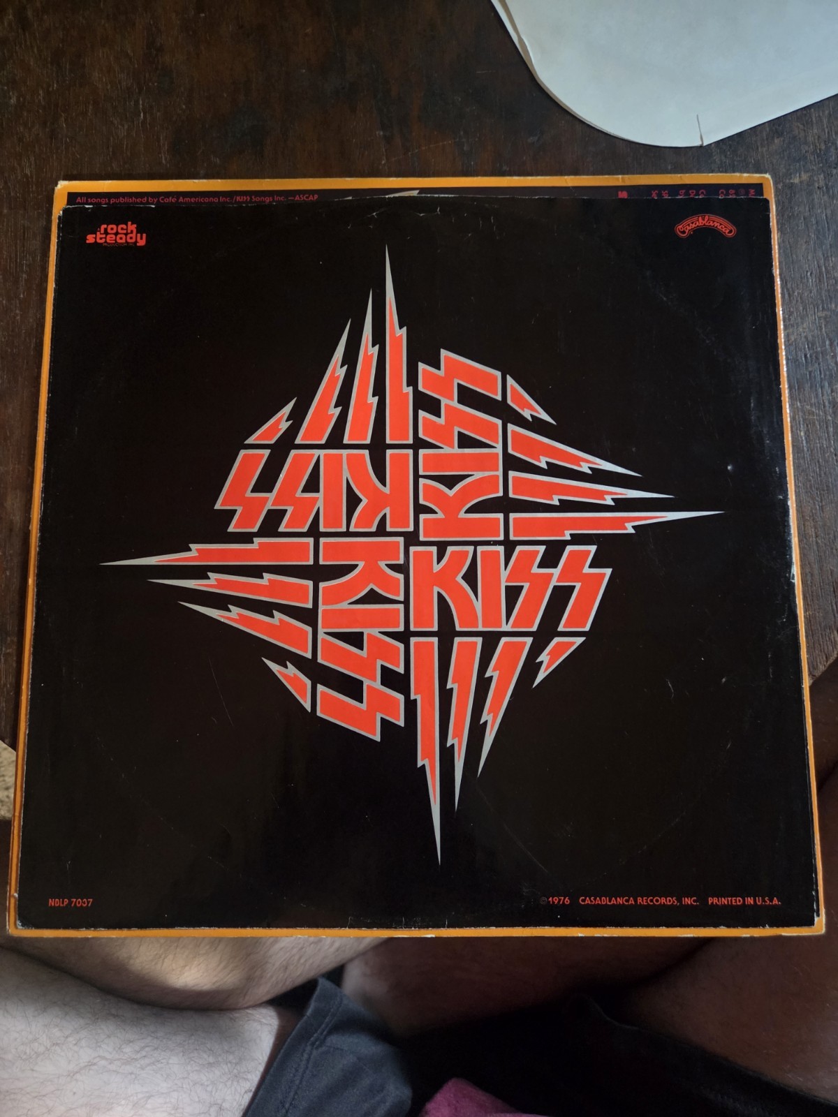 Kiss – Rock And Roll Over First US Pressing 1976 Vinyl LP M/VG