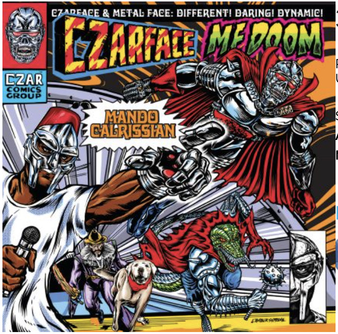 Czarface + MF Doom “Mando Calrissian” 3″ Record