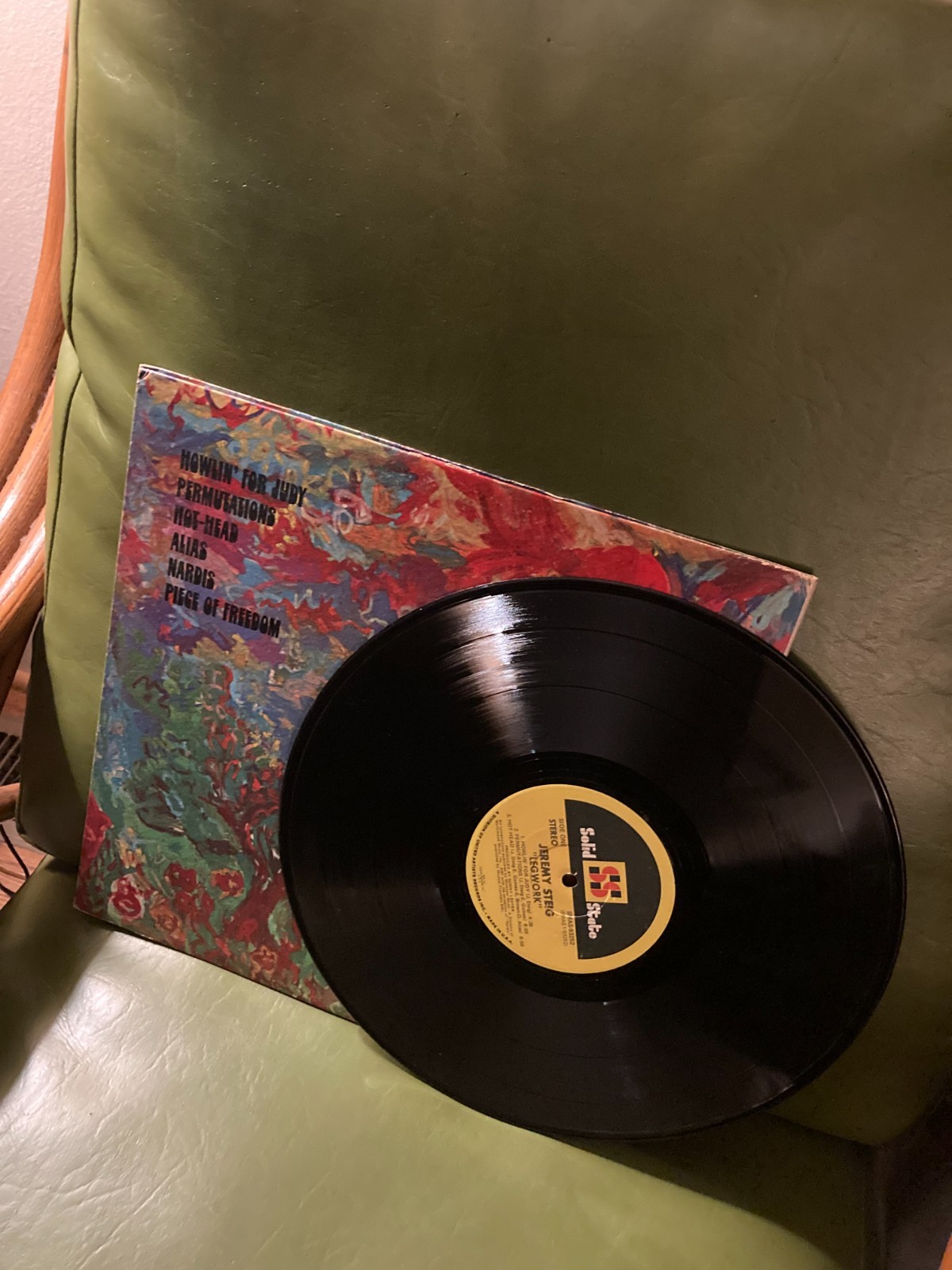 JEREMY STEIG Legwork LP Vinyl SOLID STATE Records 1970 Jazz Funk Breaks VG+