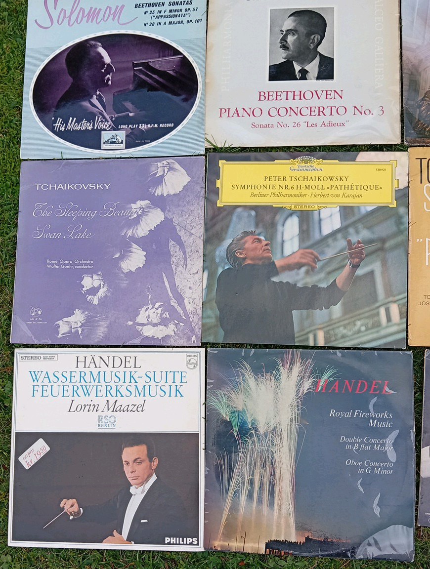 28 x Assorted Mixed Classical LPs Mozart, Beethoven, Schubert, Handel, Bach, Cho