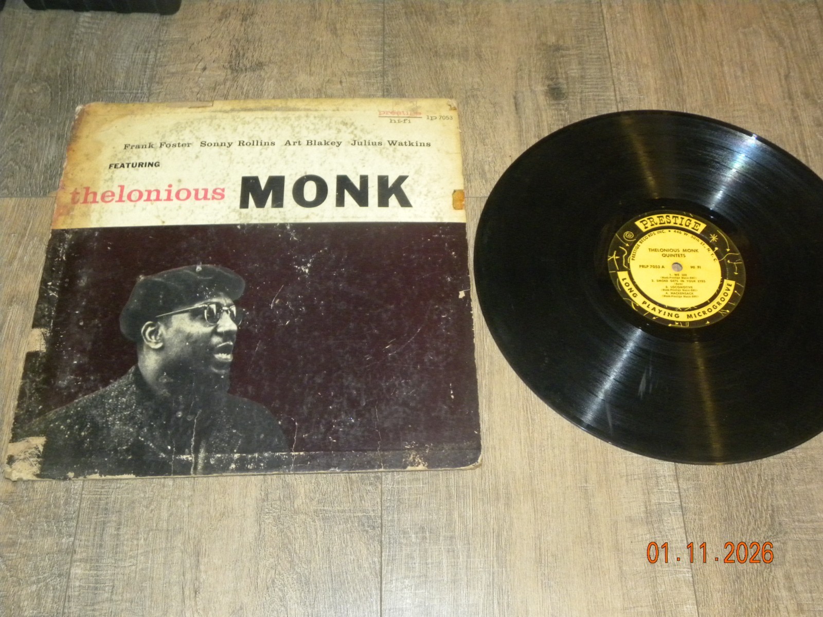THELONIOUS MONK – LP 7053 US 1956 Sonny Rollins Art Blakey