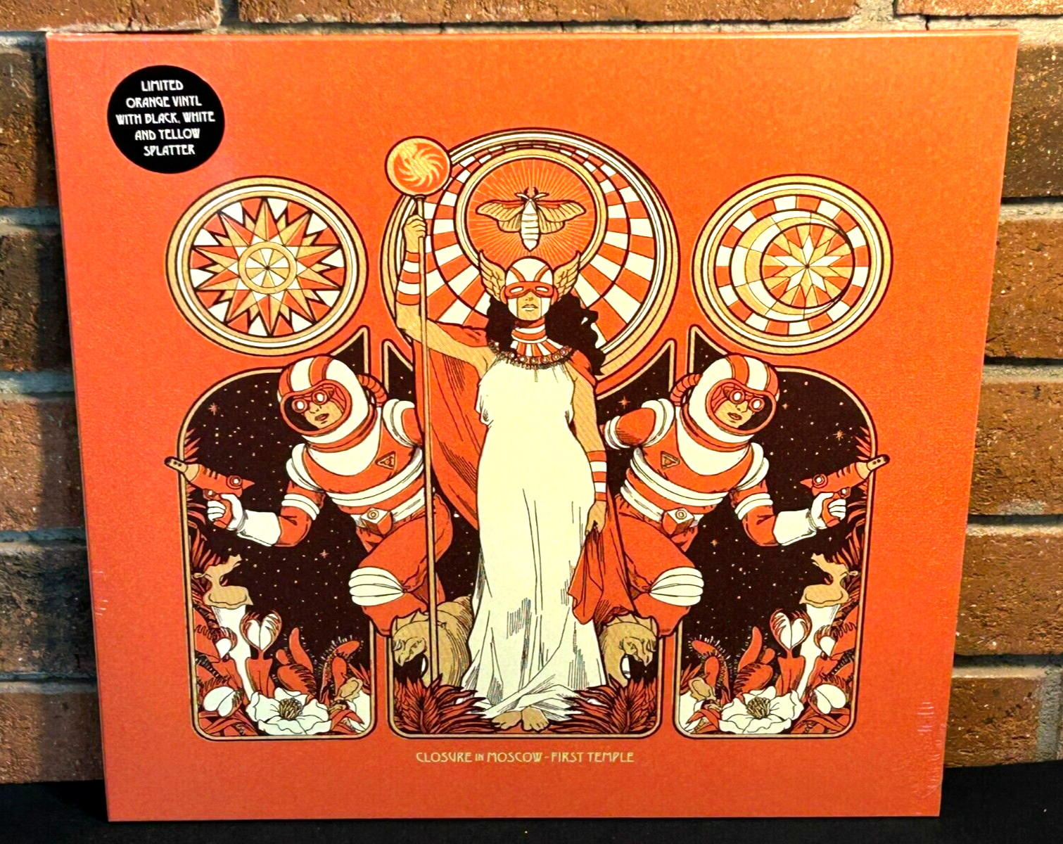 CLOSURE IN MOSCOW – First Temple, Ltd ORANGE SPLATTER COLORED VINYL LP Sealed!