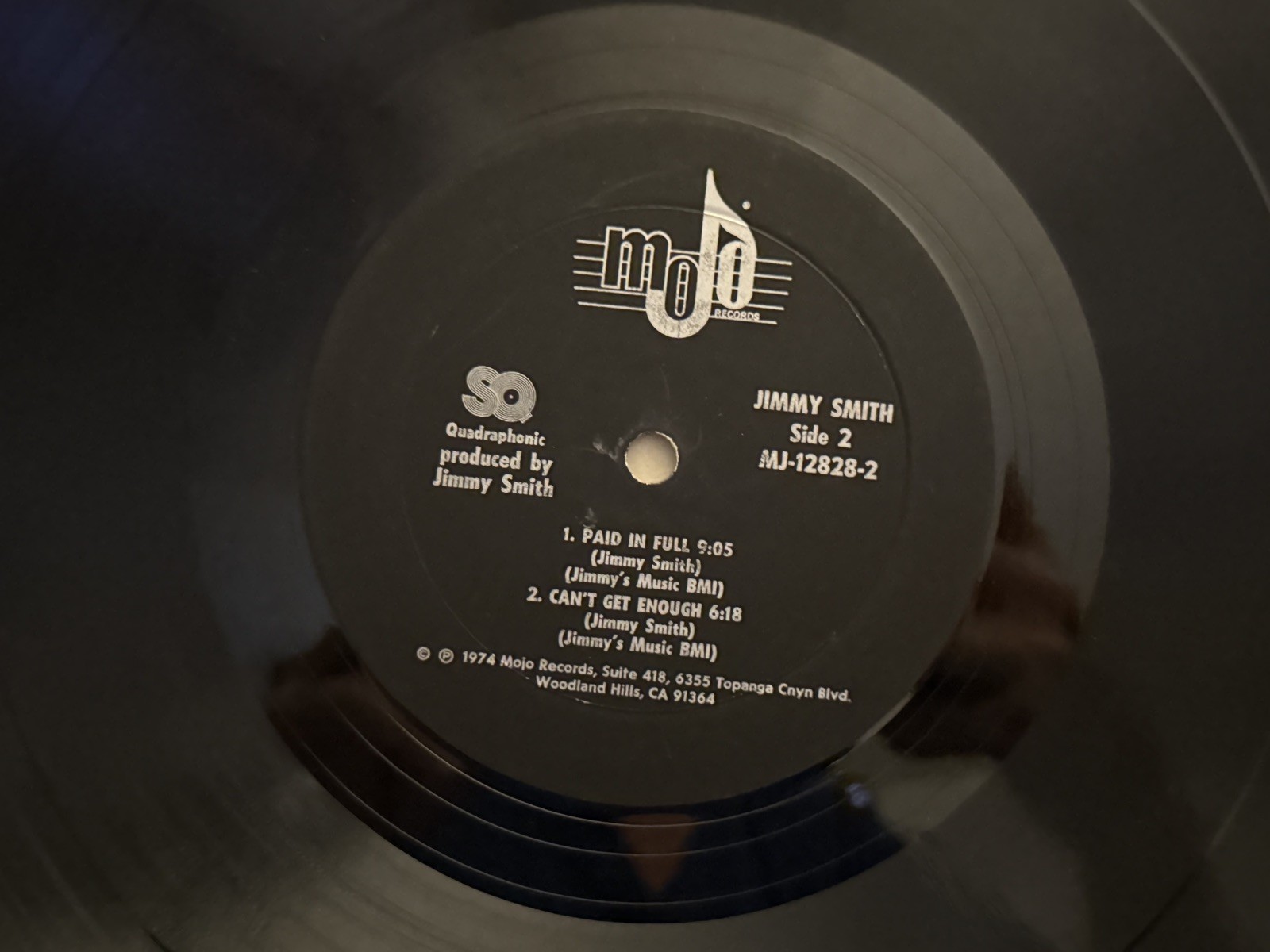 Jimmy Smith – Paid in Full – Mojo MJ-12828 LP Vinyl Record Album 1974