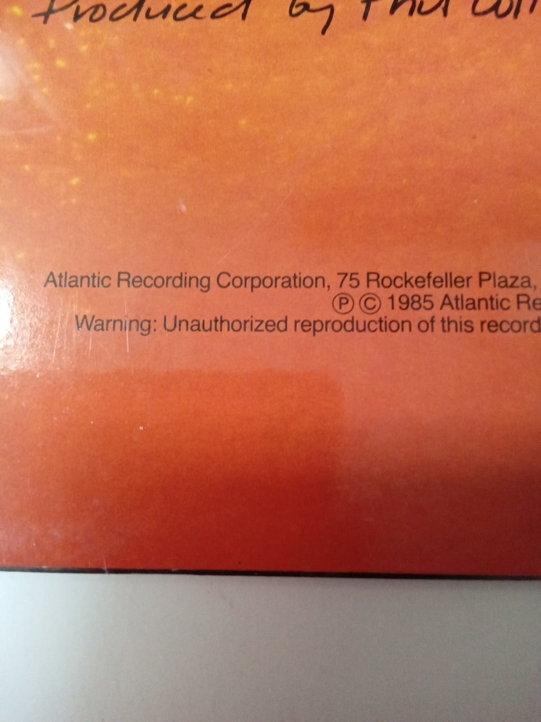 Phil Collins No Jacket Required Record LP 1985 Atlantic 7A1-81240 NEW SEALED