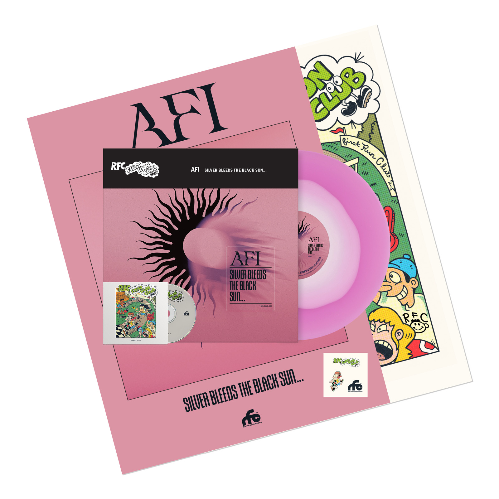 AFI – Silver Bleeds the Black Sun… (WHITE, VIOLET VINYL) – PUNK *NEW/COLOR*