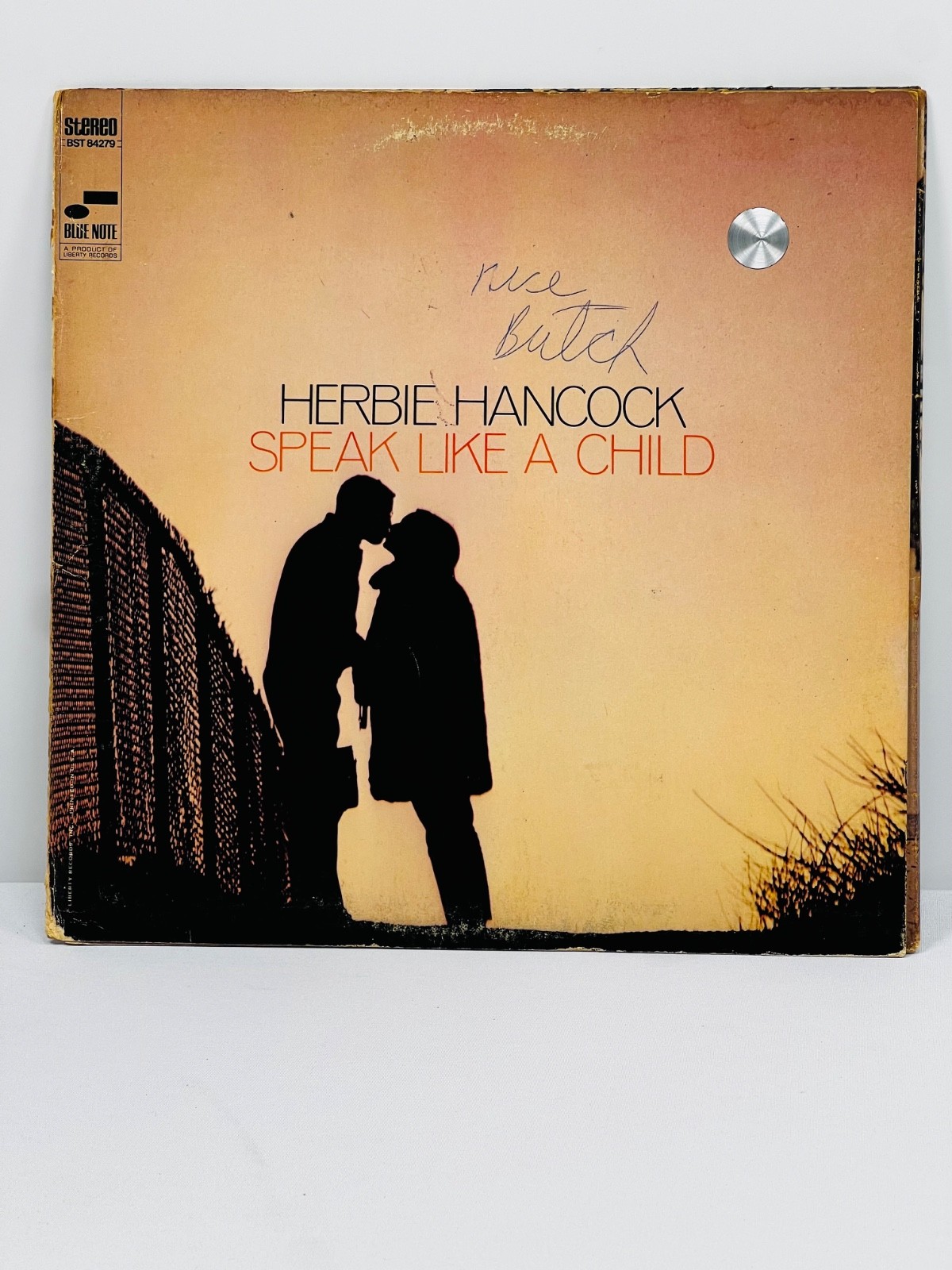 Herbie Hancock Speak Like a Child Blue Note LP EX Vinyl BST84279 Worn Cover