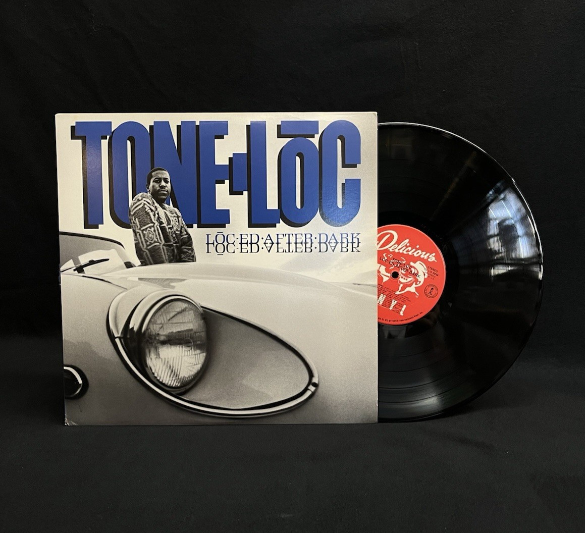 Tone-Loc Loc-Ed After Dark LP 1989 DV3000 Vinyl Record. Delicious Records Ex/Ex