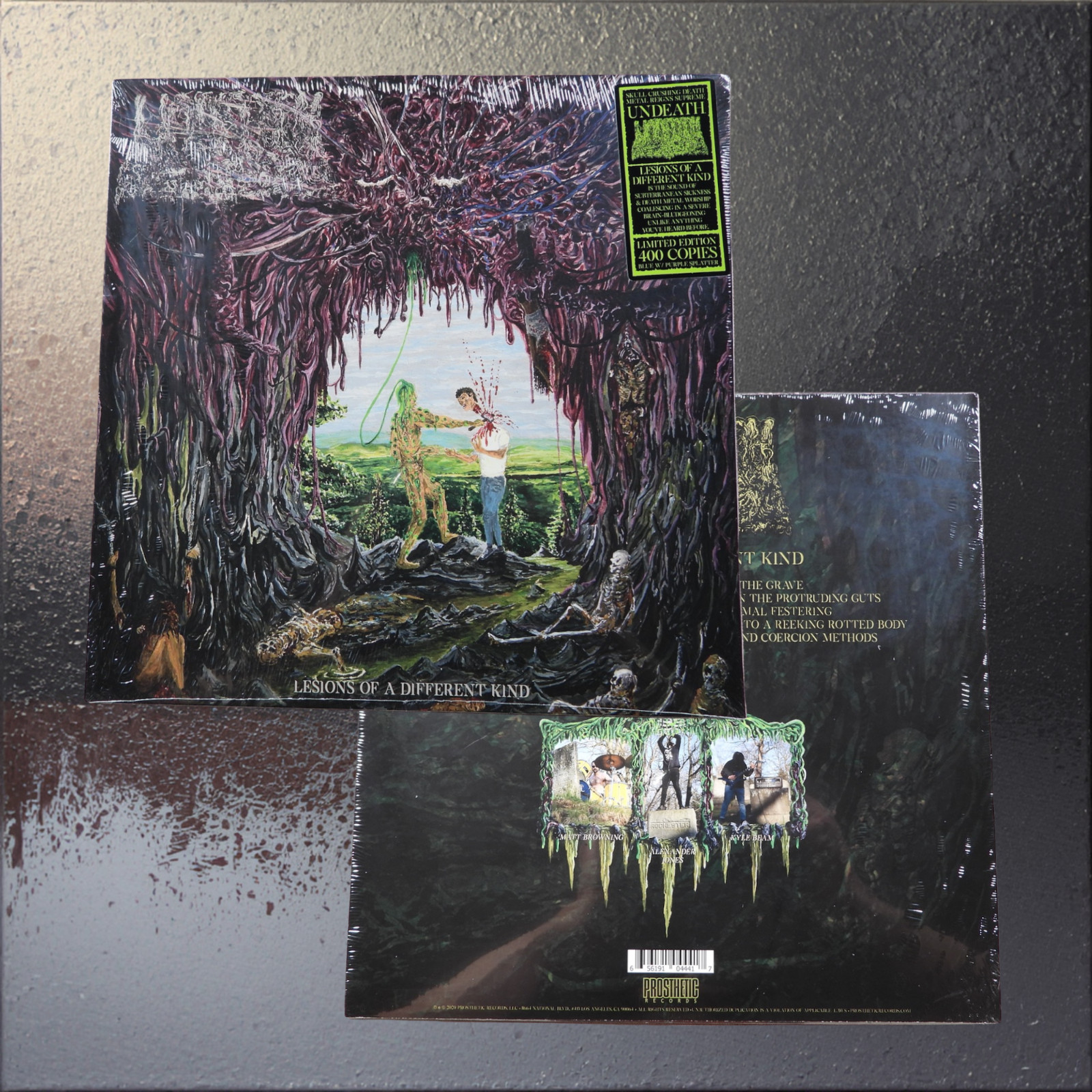 Undeath – Lesions Of A Different Kind LP 2020 US Splatter New Sealed M /400