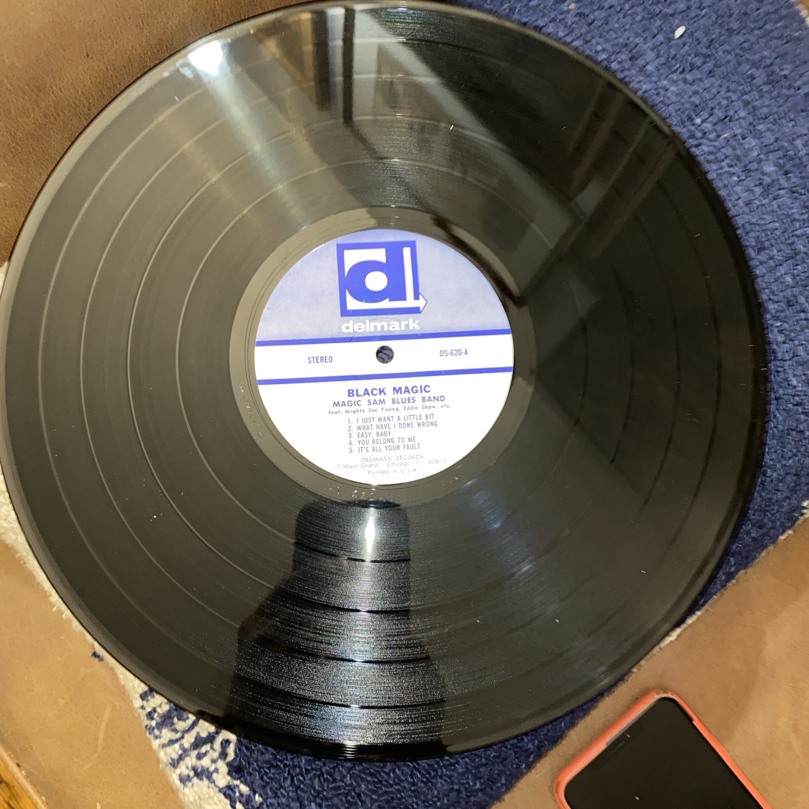 BLACK MAGIC DELMARK DS-620 MAGIC SAM BLUES BAND EX FIRST PRESS