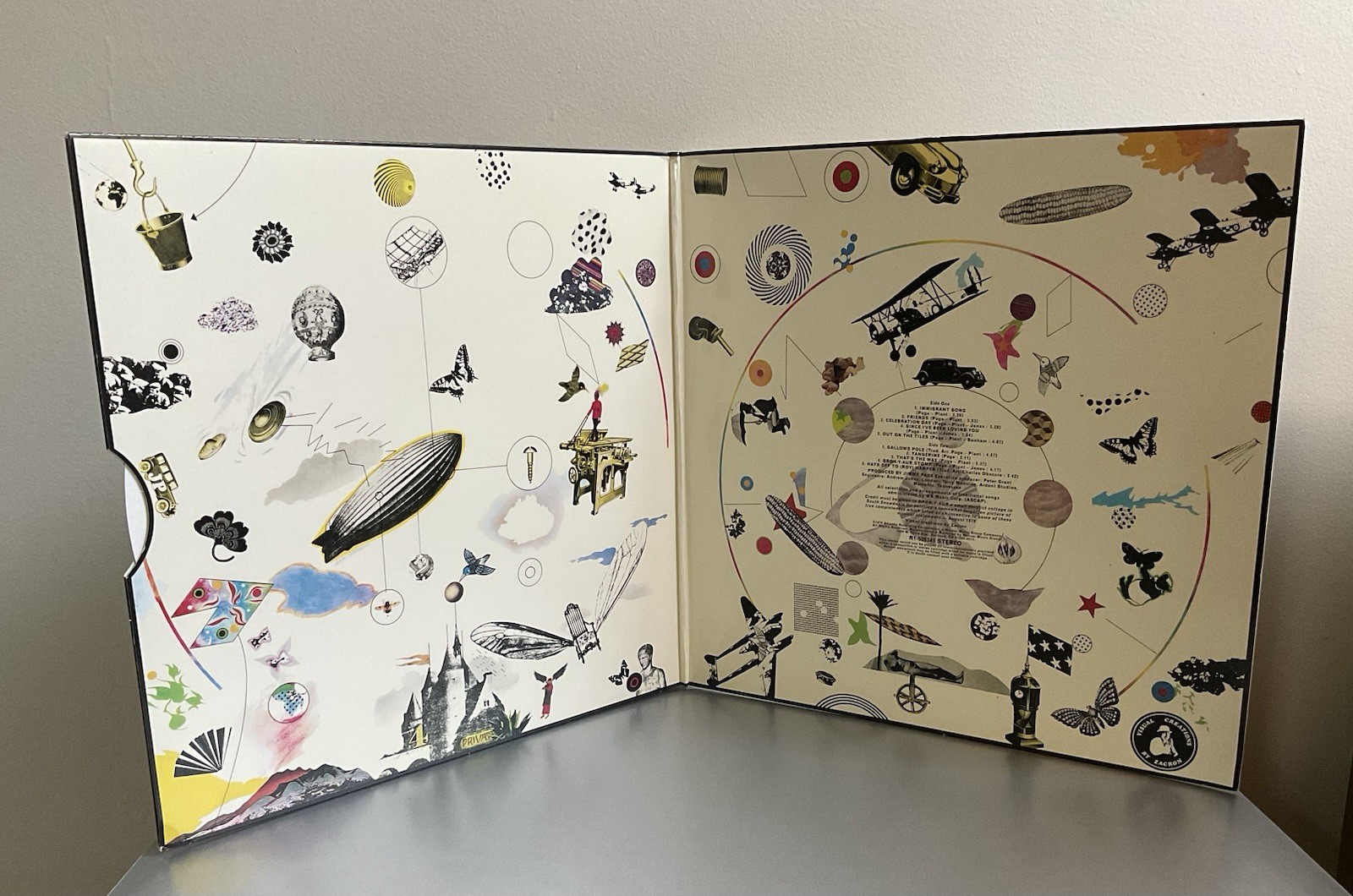 Led Zeppelin III Vinyl 2014 Atlantic 19128 Pallas Press Remaster By J DAVIS VG++