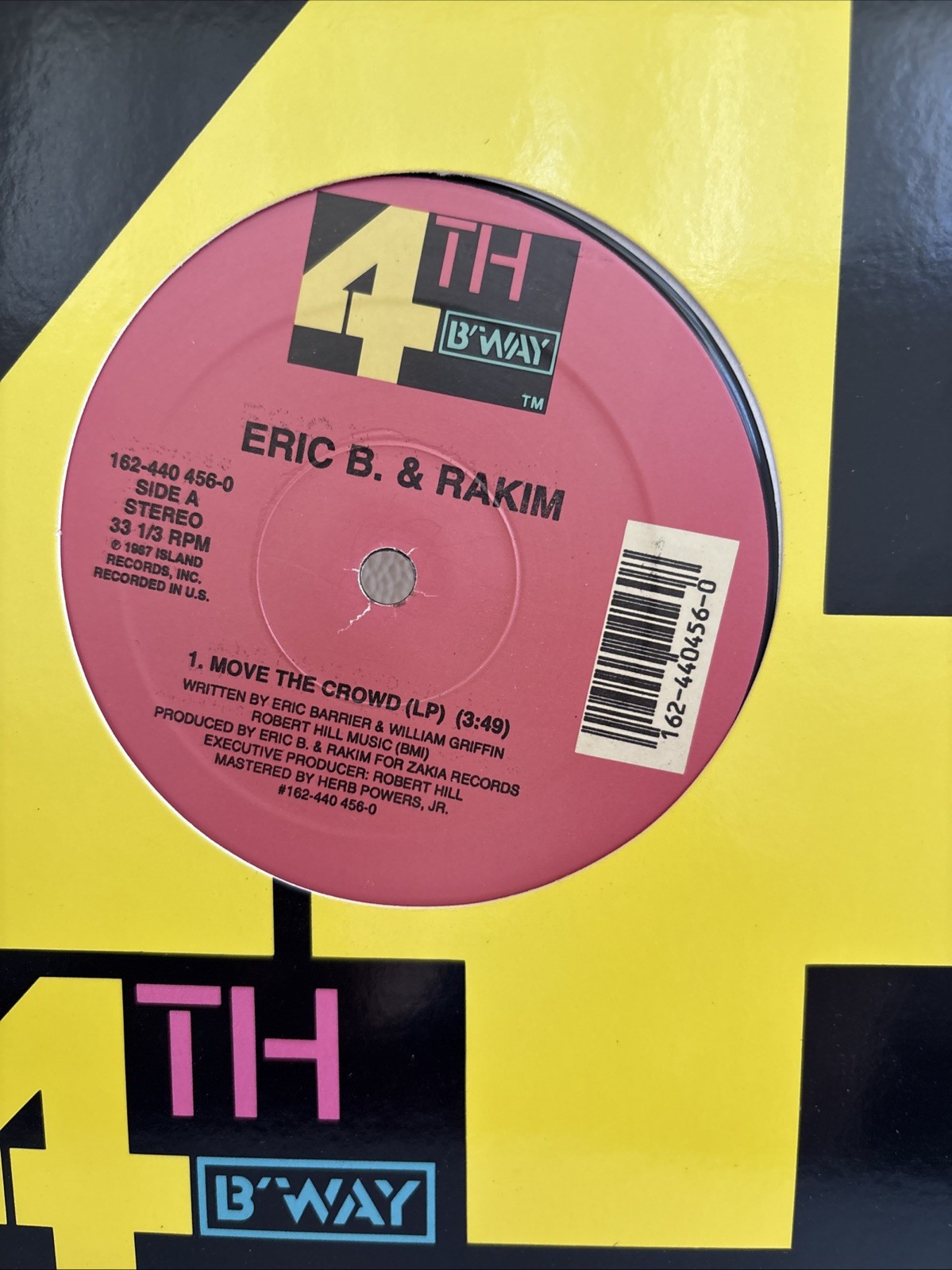 ERIC B. & RAKIM – ERIC B. Paid In Full/Move The Crowd 12″ Vinyl Single 1986