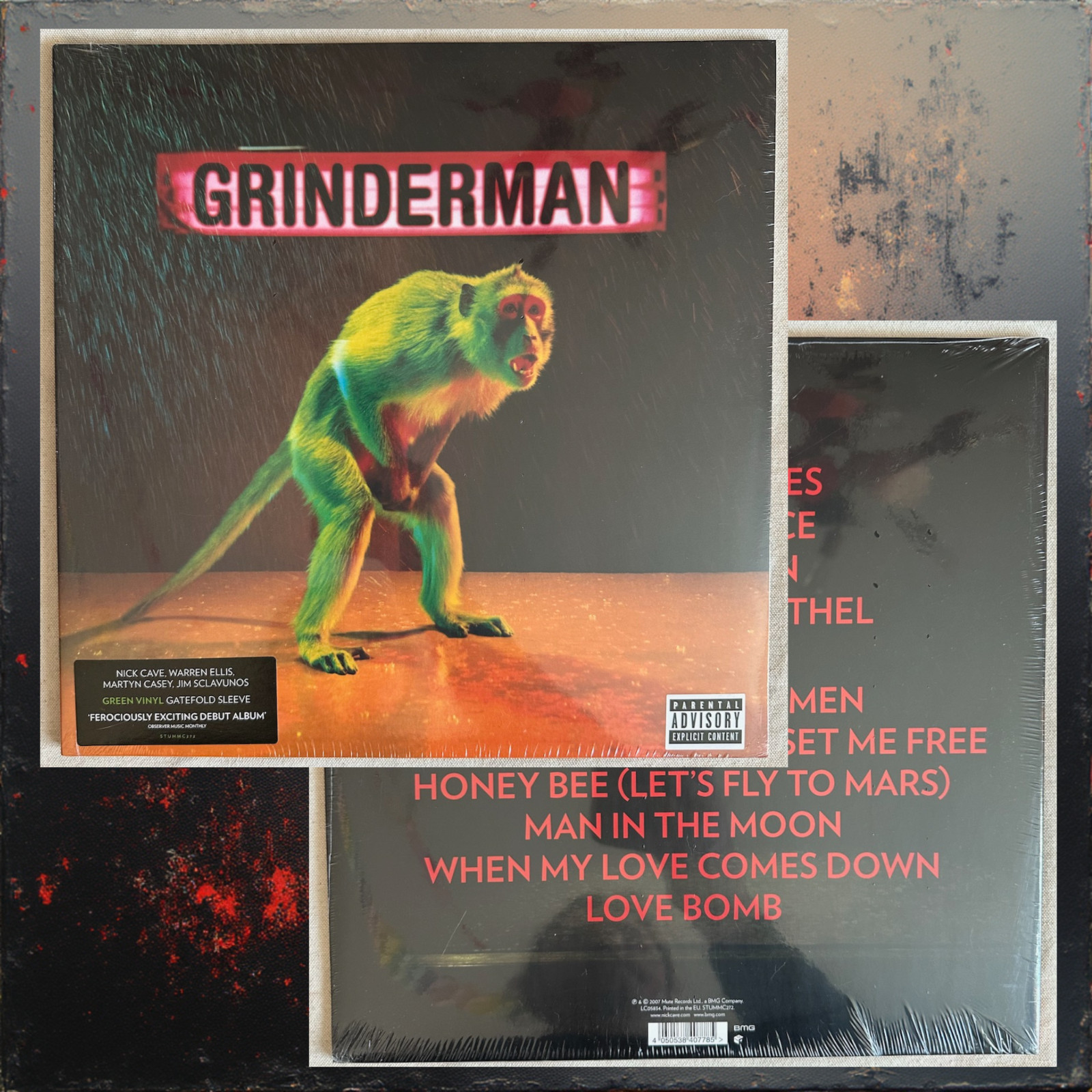 Grinderman ‎– Grinderman LP 2018 Repress Green M Sealed New