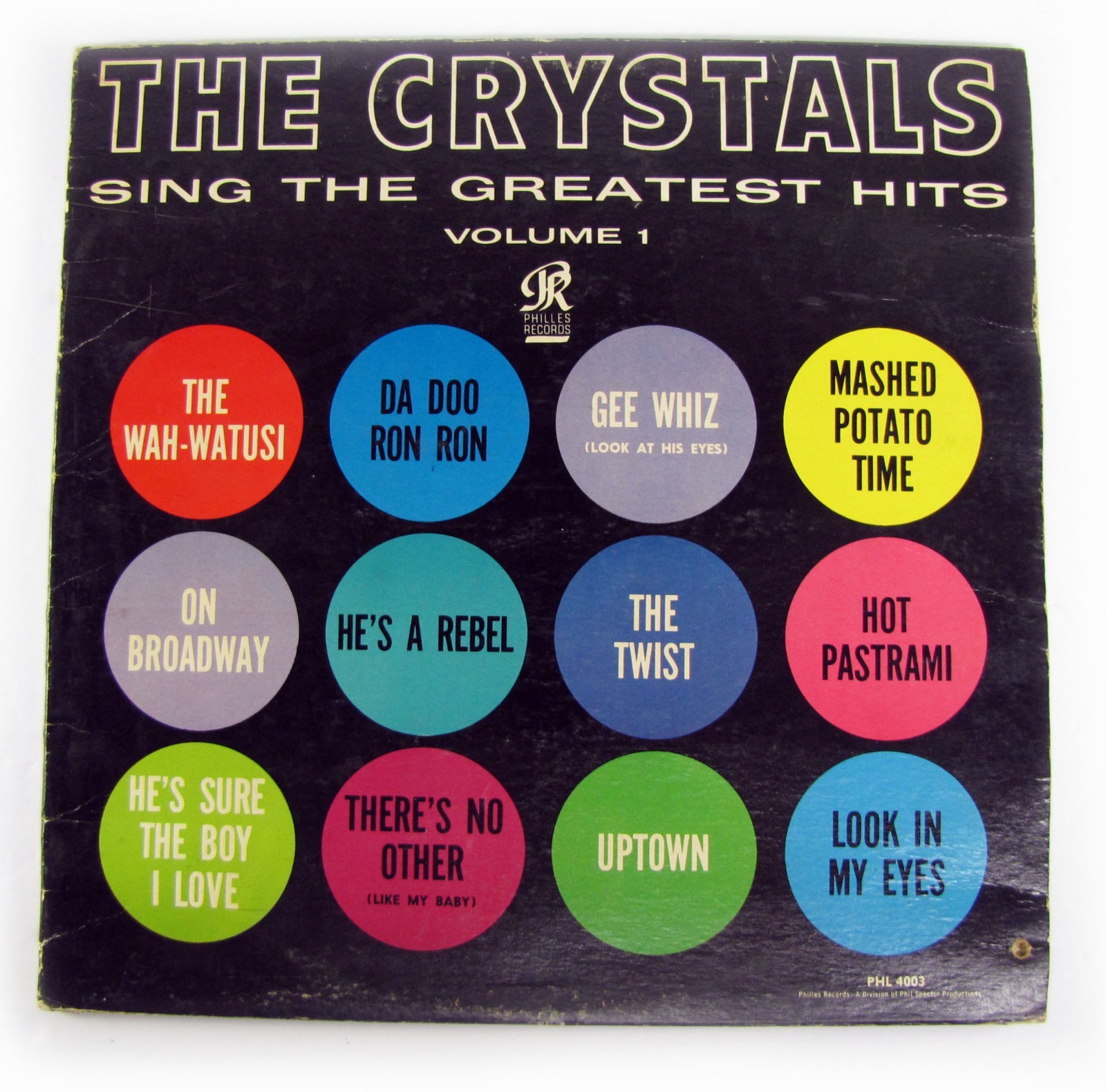 SCARCE! The Crystals SING THE GREATEST HITS Rock LP 1963 PHILLIS