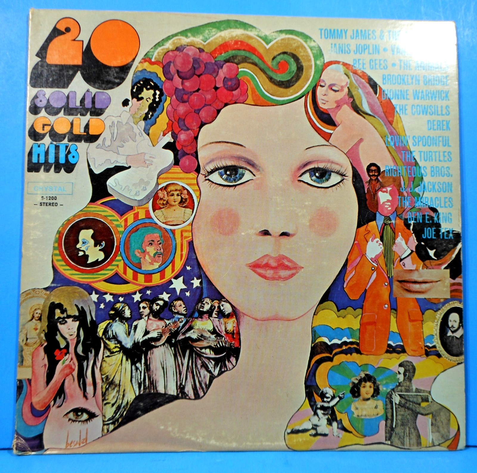 20 SOLID GOLD HITS 1969 JANIS JOPLIN ANIMALS BEE GEES GREAT CONDITION VG+/VG!!A
