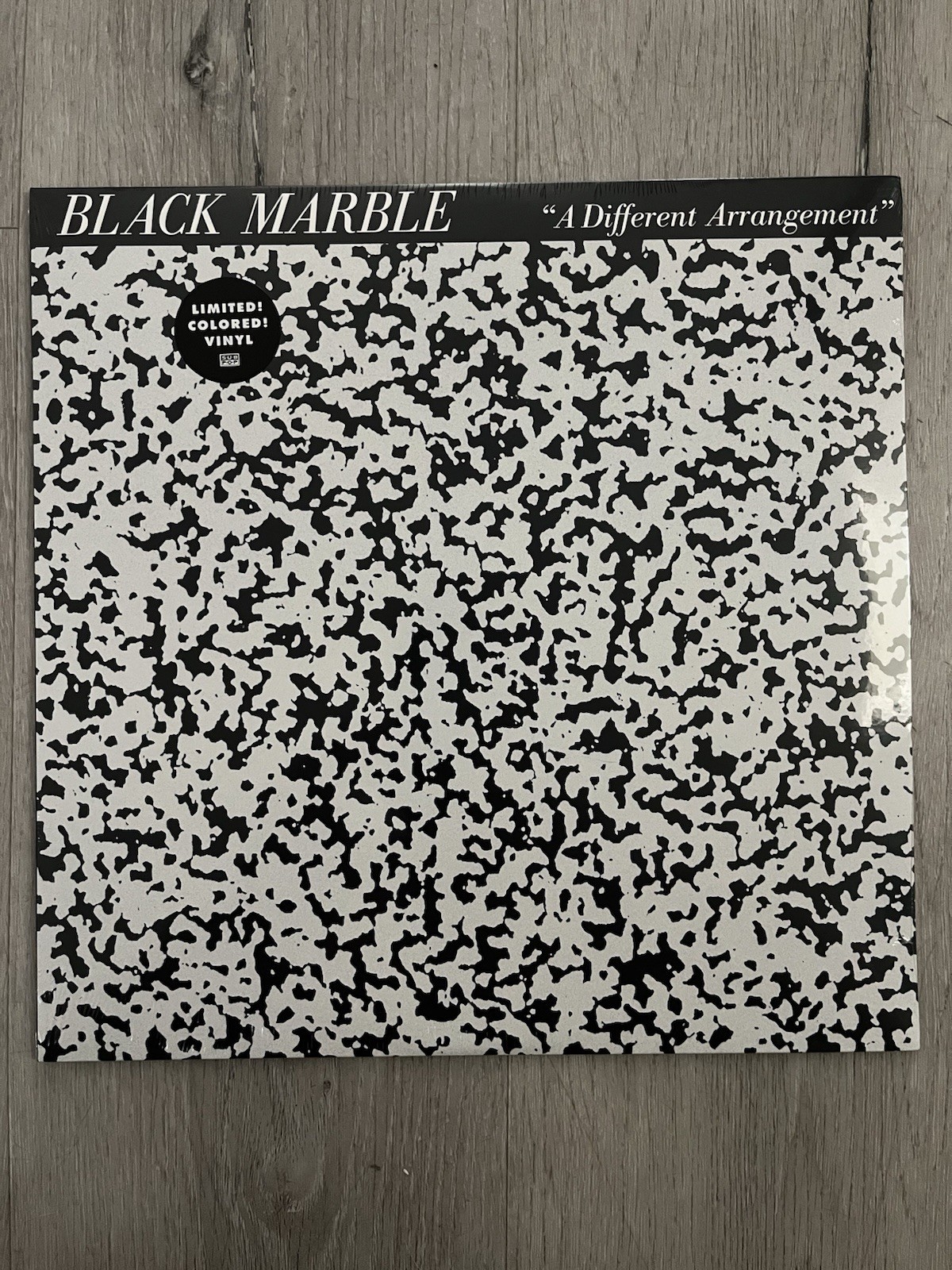 Black Marble ‎- A Different Arrangement LP Color Vinyl Album Clear New Sealed