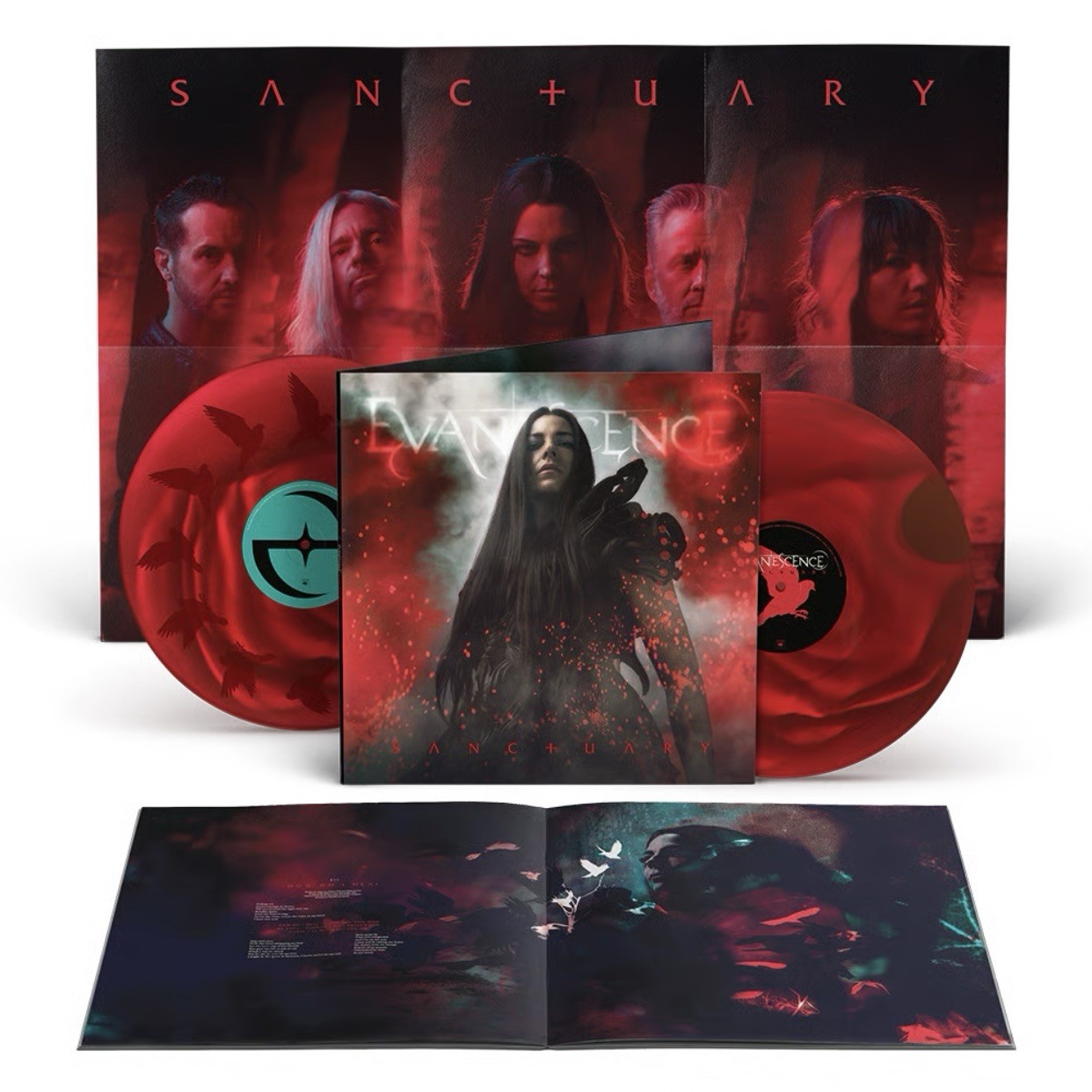 Evanescence – Sanctuary – Rose Vinyl 2LP + Poster – presale 4.9.26