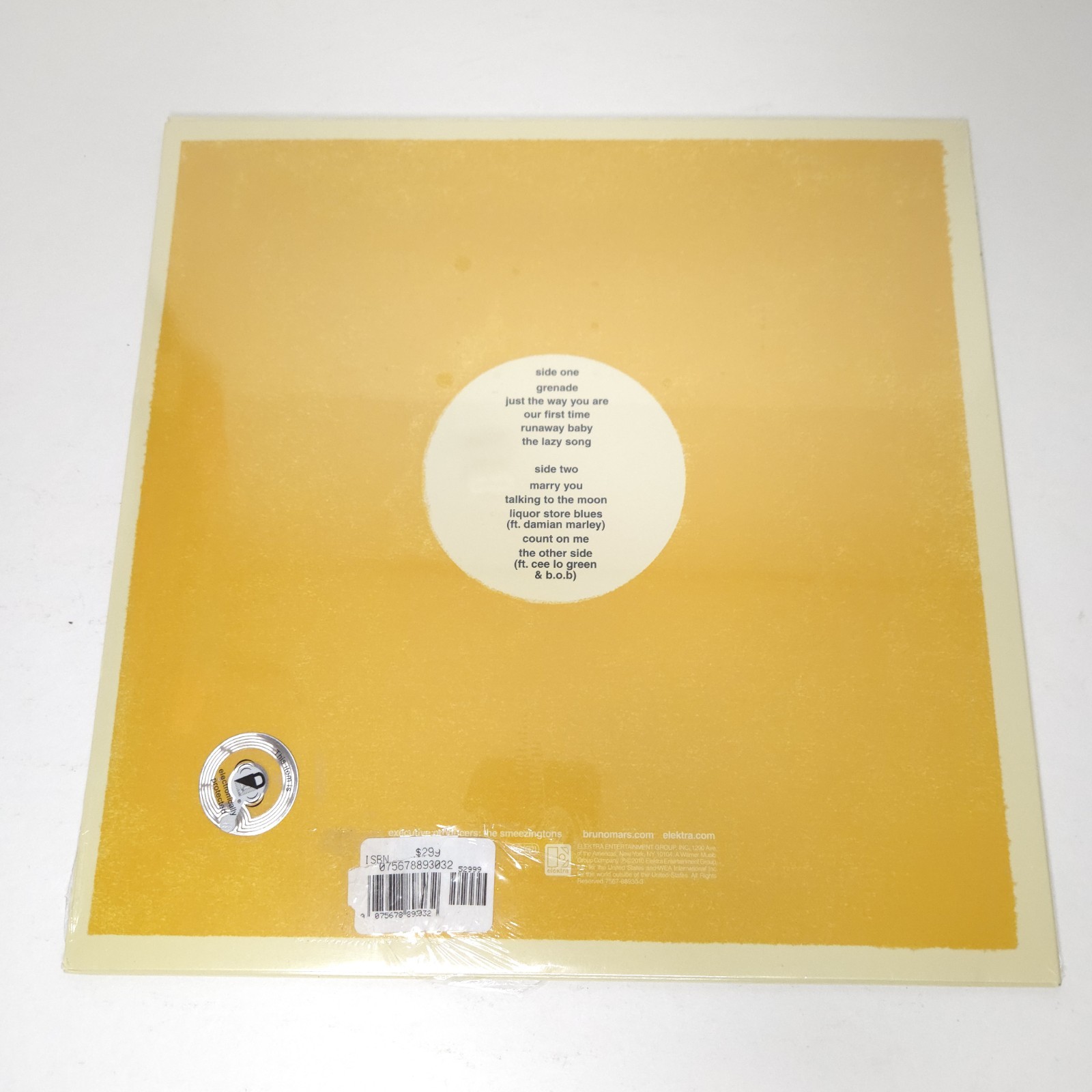 Bruno Mars – Doo-Wops and Hooligans Vinyl Record LP Album Sealed New