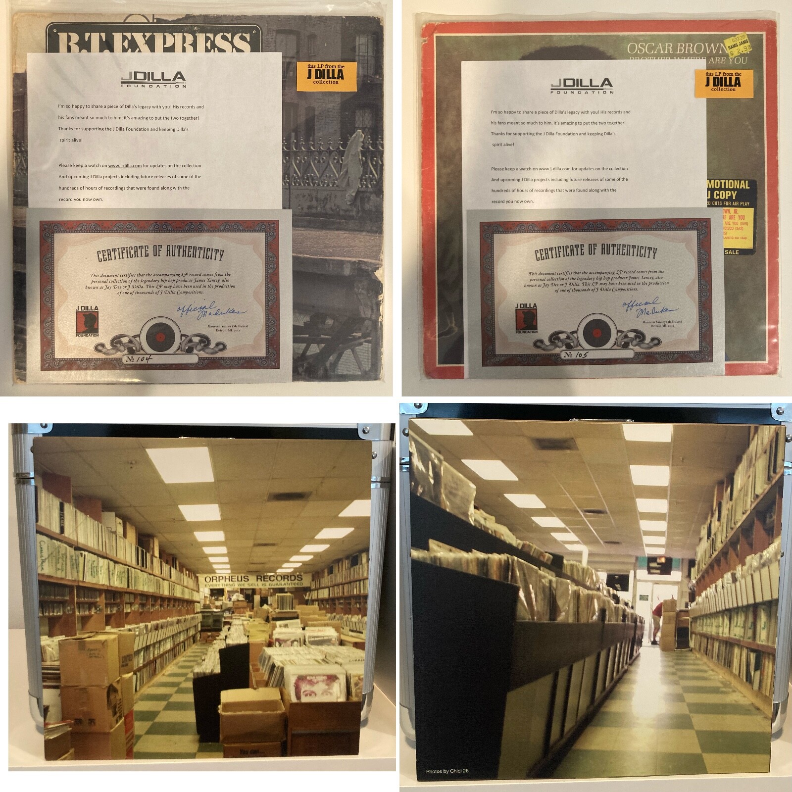 1x LP from a lot of 50 – J Dilla Foundation / James Dewitt Yancey’s Collection