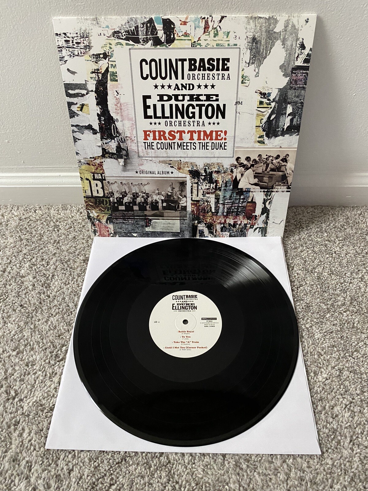 UK 180g Vinyl Record Duke ELLINGTON Count BASIE THE COUNT MEETS THE DUKE 12” Lp