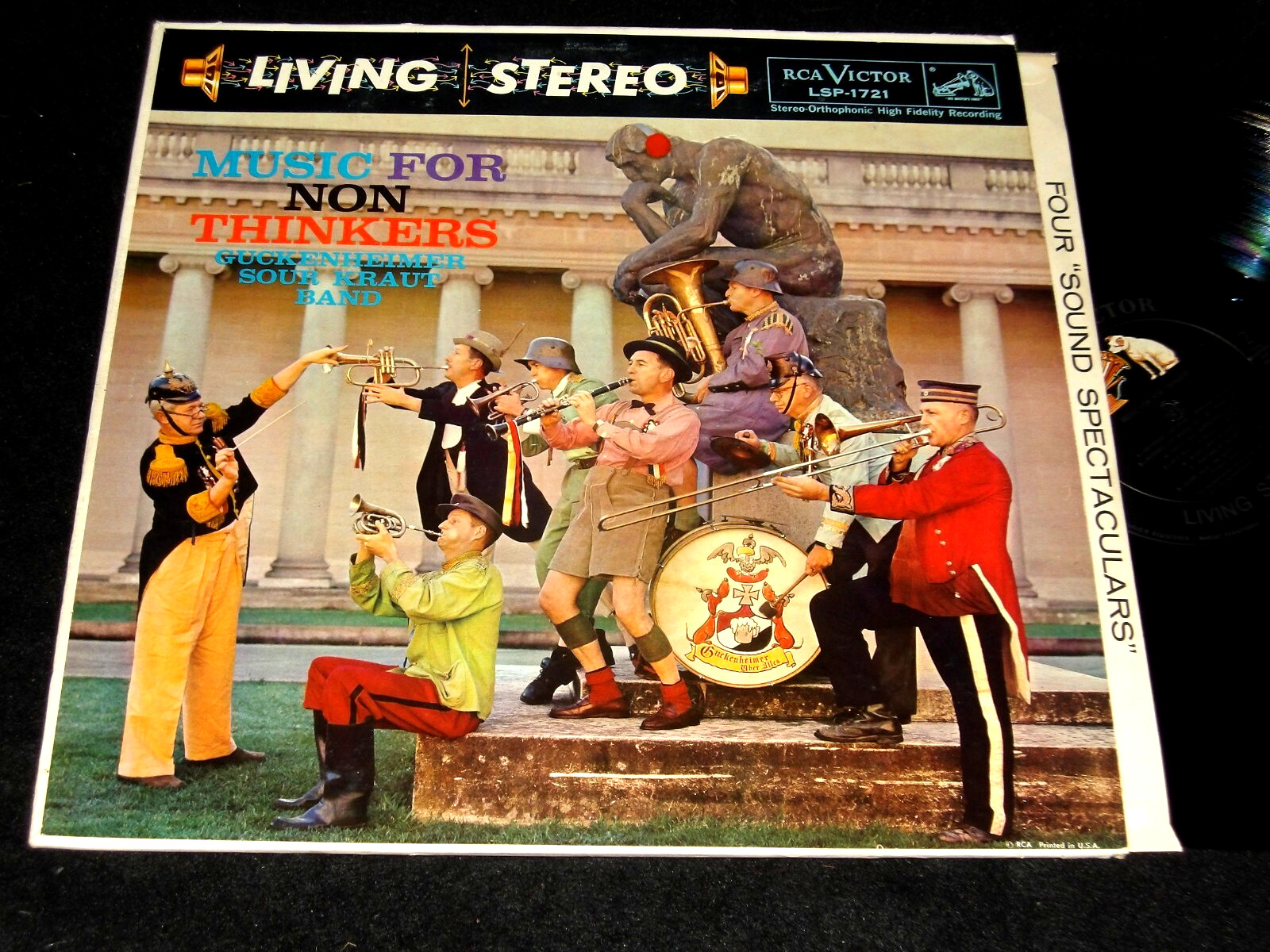 Legendary ODDBALL LP Music For Non Thinkers GUCKENHEIMER SOUR KRAUT Living St NM
