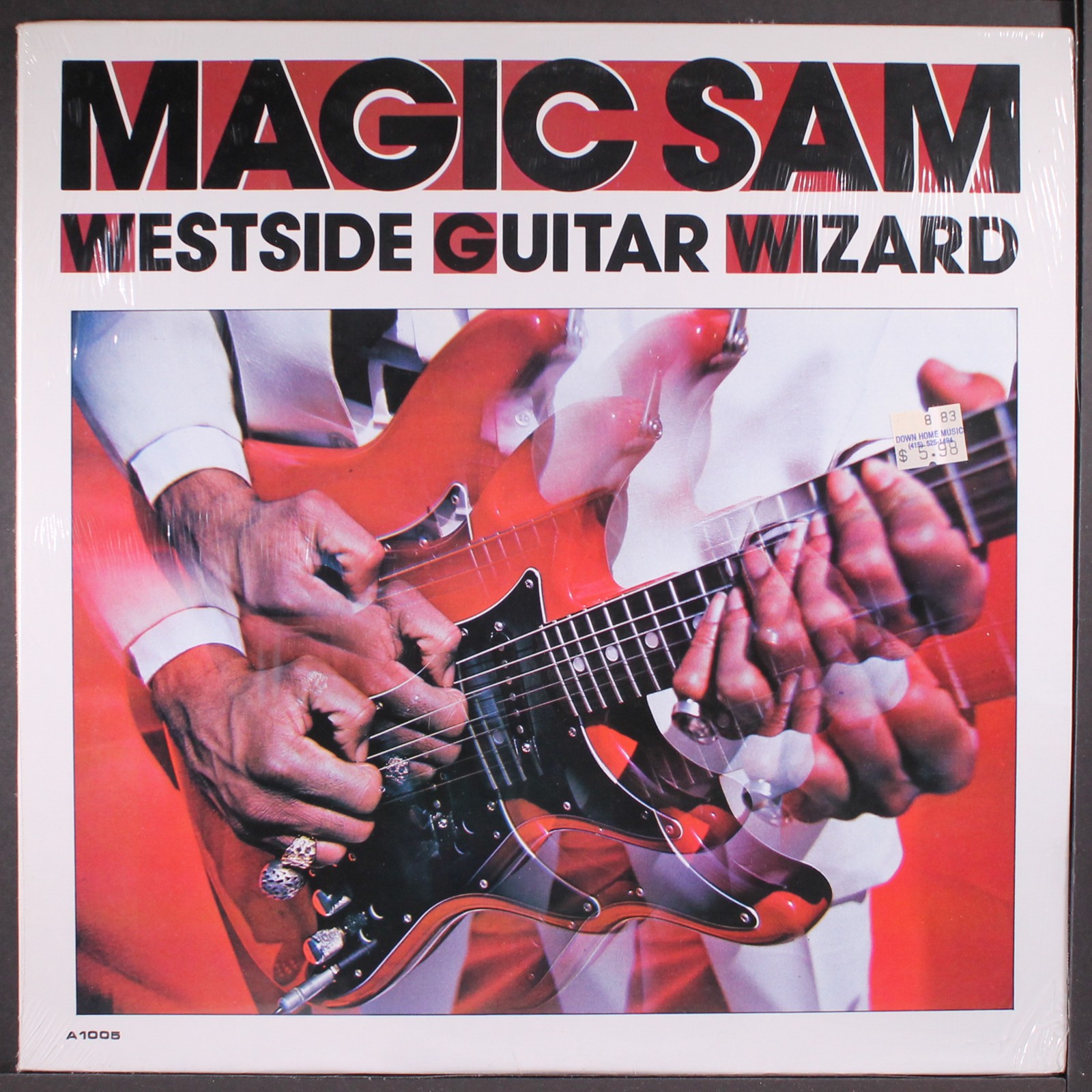 MAGIC SAM: westside guitar wizard AURA 12″ LP 33 RPM Sealed