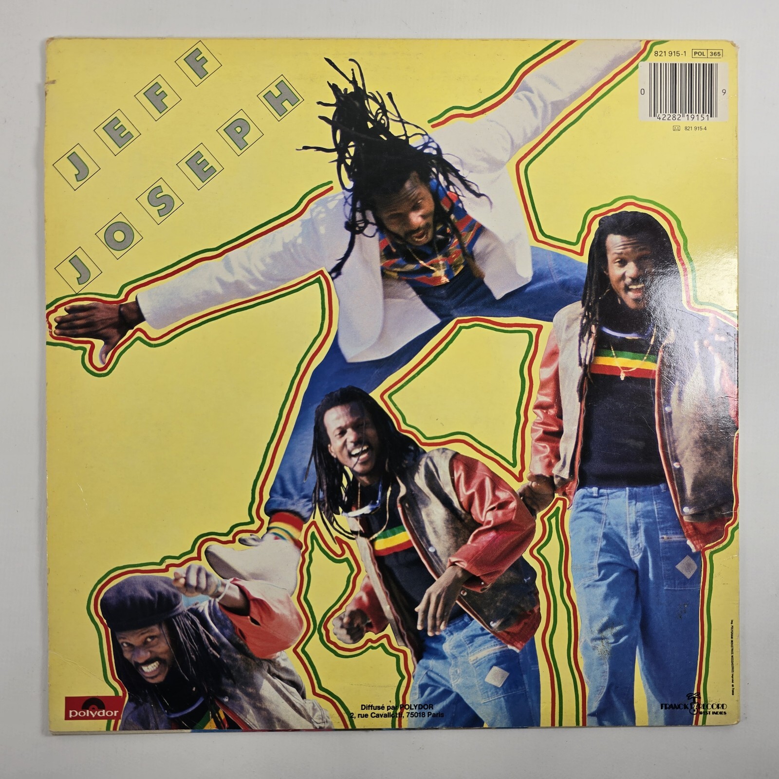 Gramacks Jeff Joseph Roots Caribbean Rock Vinyl 12″ LP Record Polydor 1984 VG+