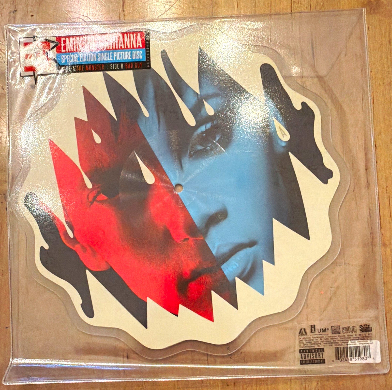 NEW Eminem & Rihanna The Monster 2013 Picture Disc Single