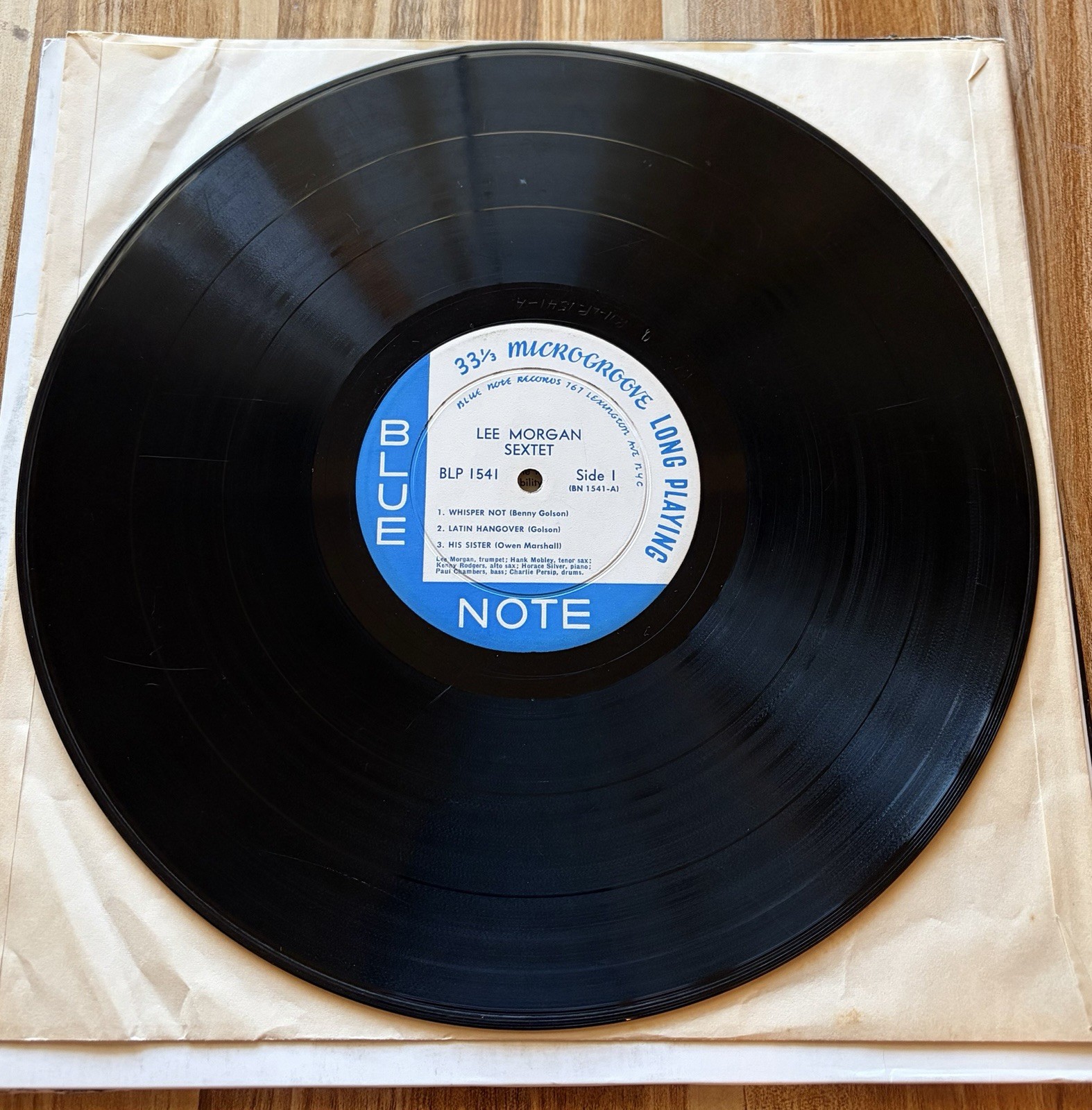 Lee Morgan Sextet (Vol. 2) Blue Note BLP 1541 Lexington RVG P/ear