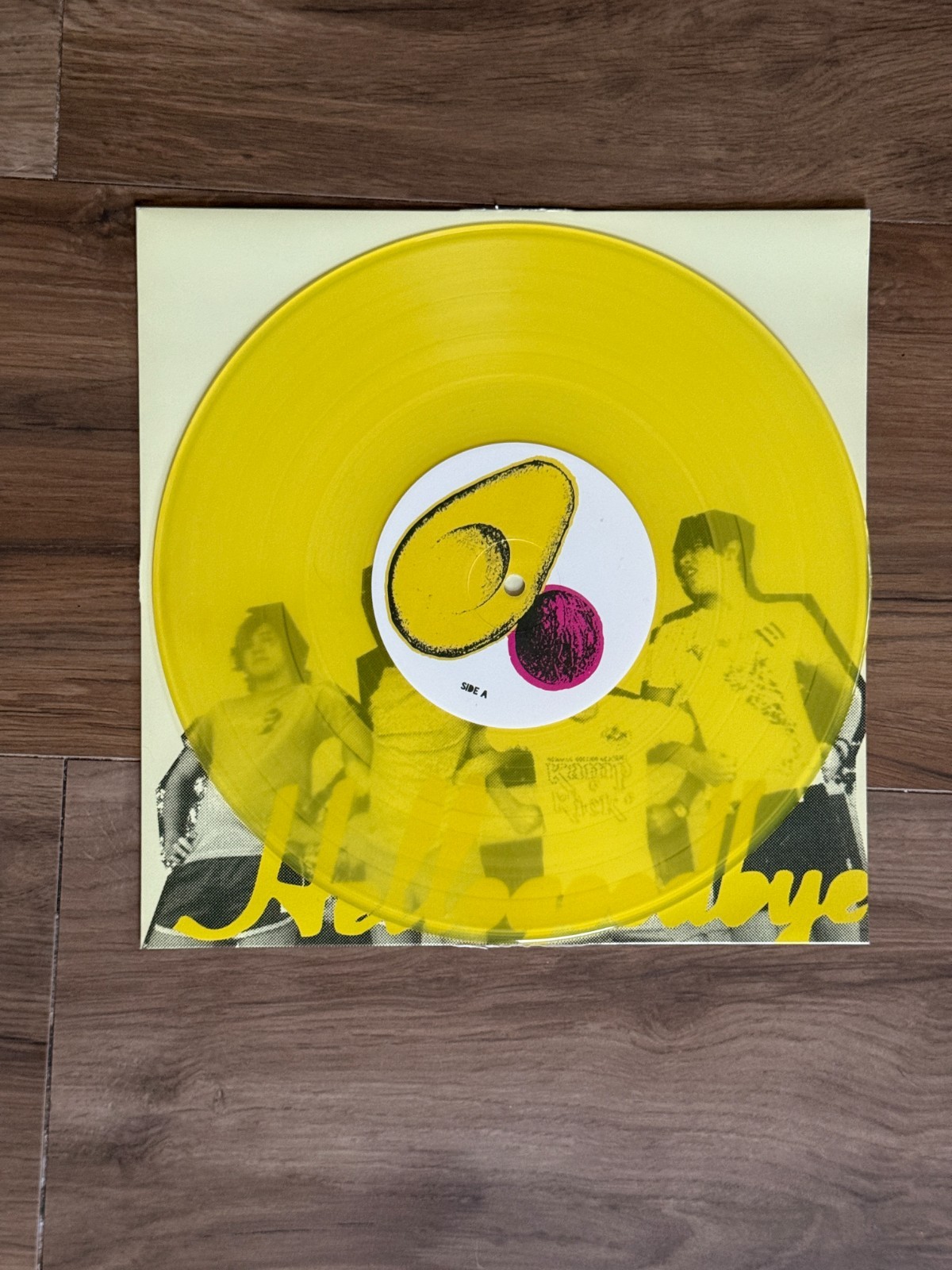 Hellogoodbye Self-Titled Yellow Vinyl EP Drive-Thru Records 2001 Rare Emo NM