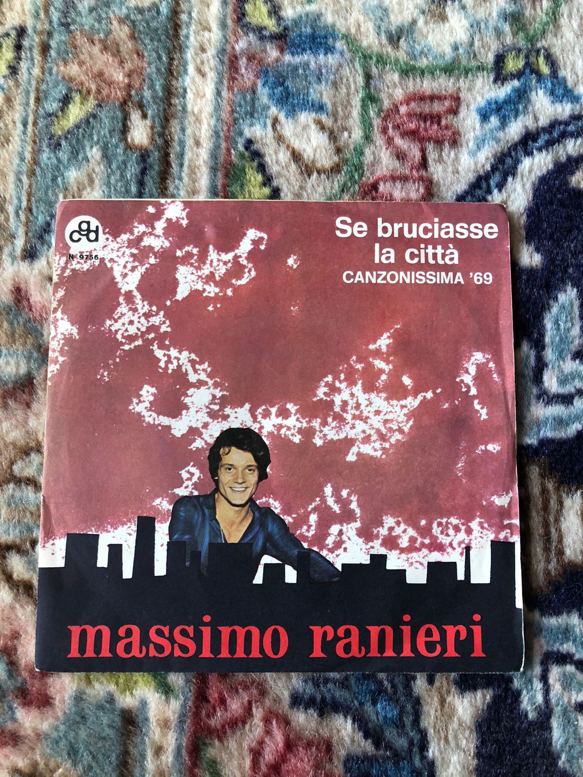 Vinile LP 45 Giri 7″ – Se Bruciasse La Città – Rita – Massimo Ranieri