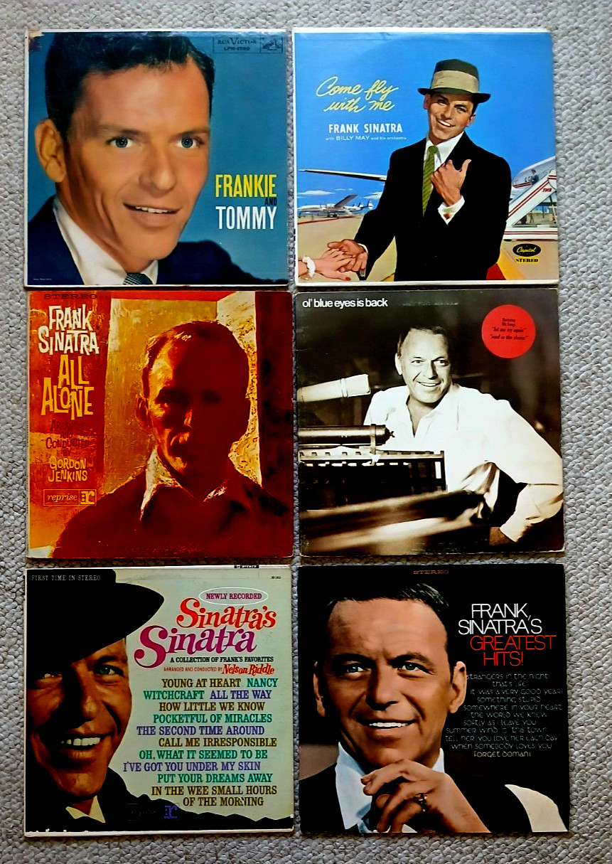 Lot Of 6 FRANK SINATRA LPS, Come Fly With Me, Frankie & Tommy, Greatest Hits +++