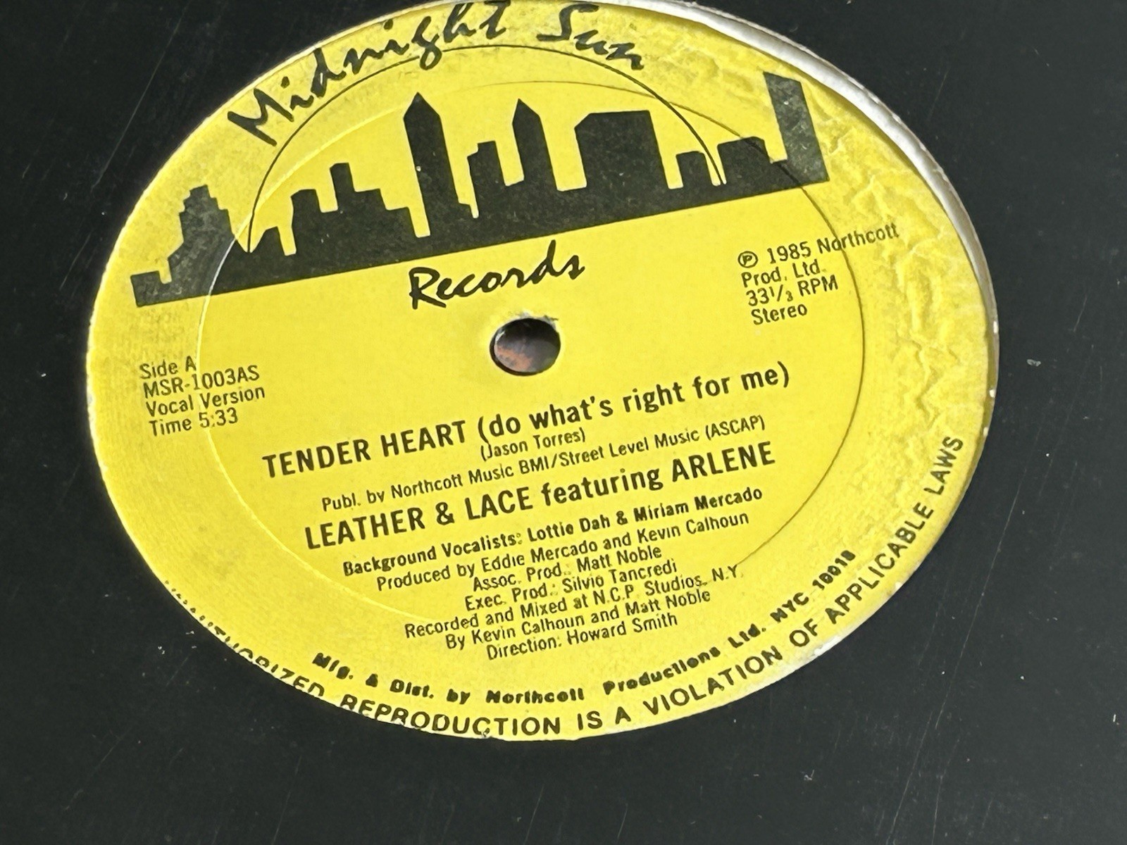 LEATHER & LACE 12″ TENDER HEART