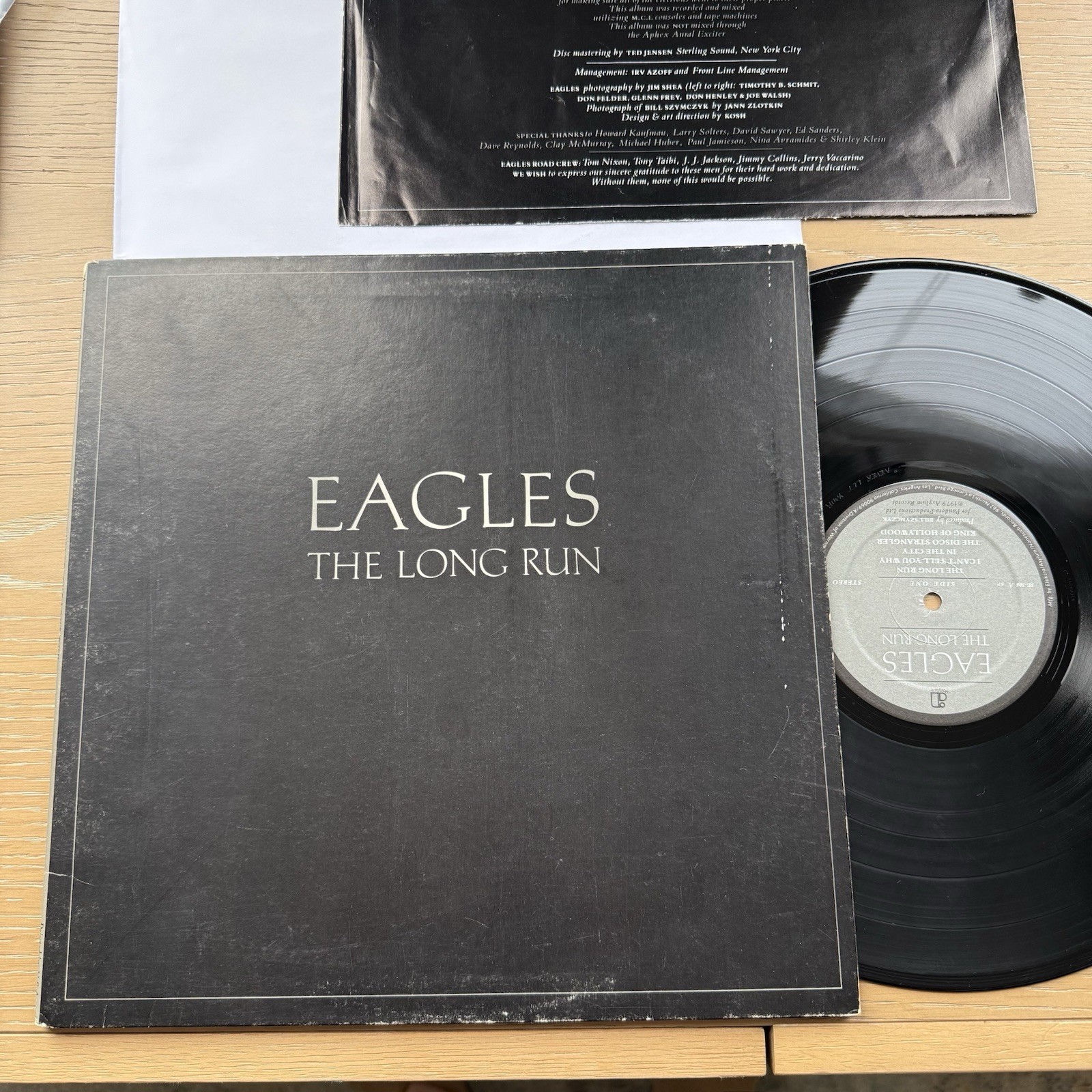 Eagles The Long Run Original 1979 US Press Vinyl LP Complete W/ OG Sleeve VG+